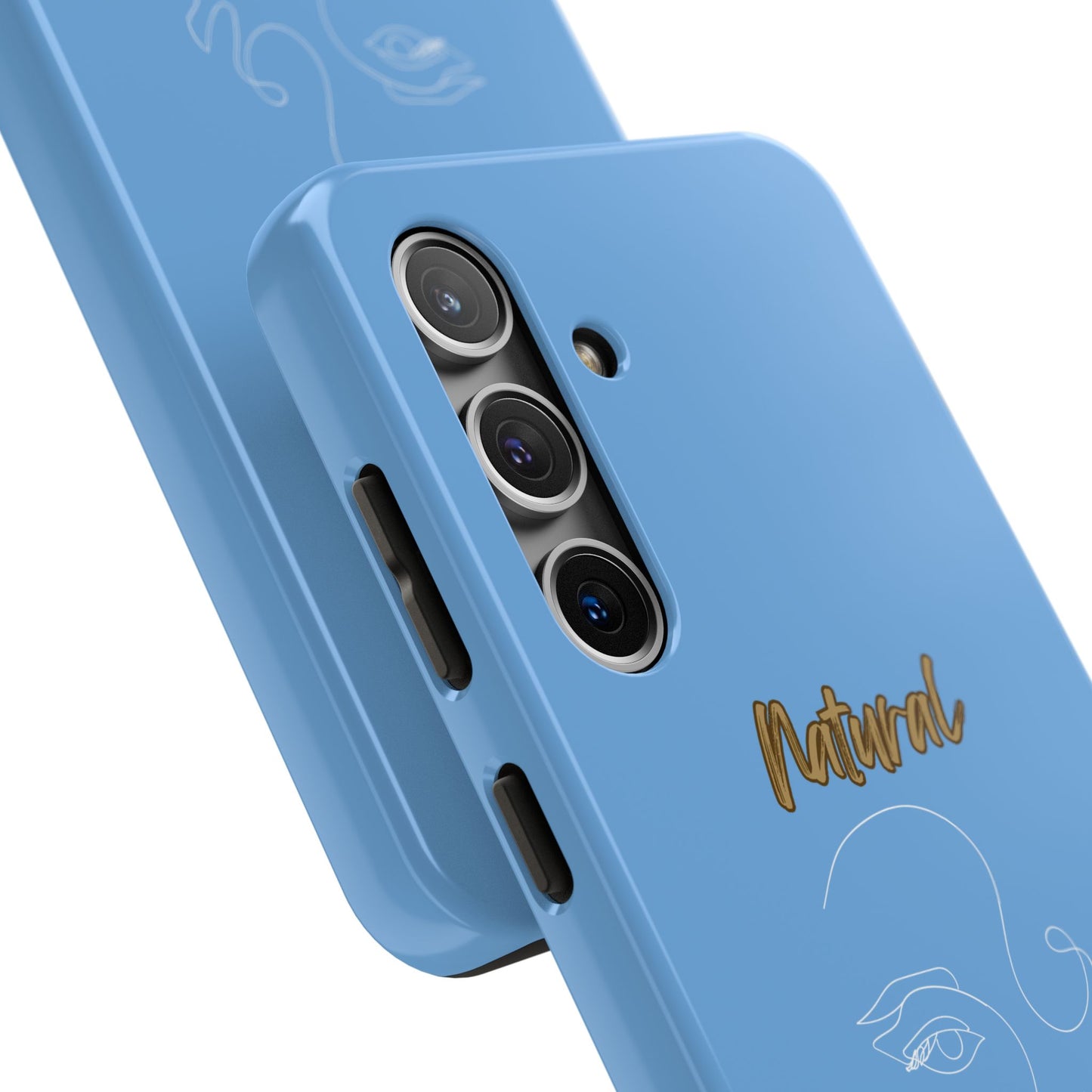 Natural Woman Looking (WL) Tough Phone Cases LIGHT BLUE