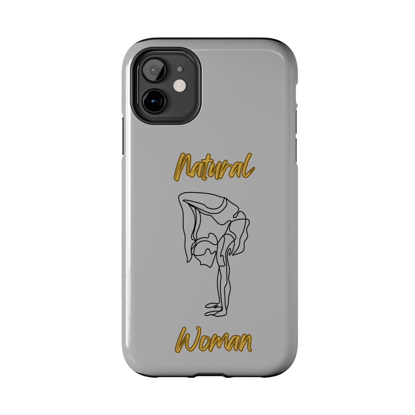 Natural Woman Flexible (BL)Tough Phone Cases LIGHT GREY