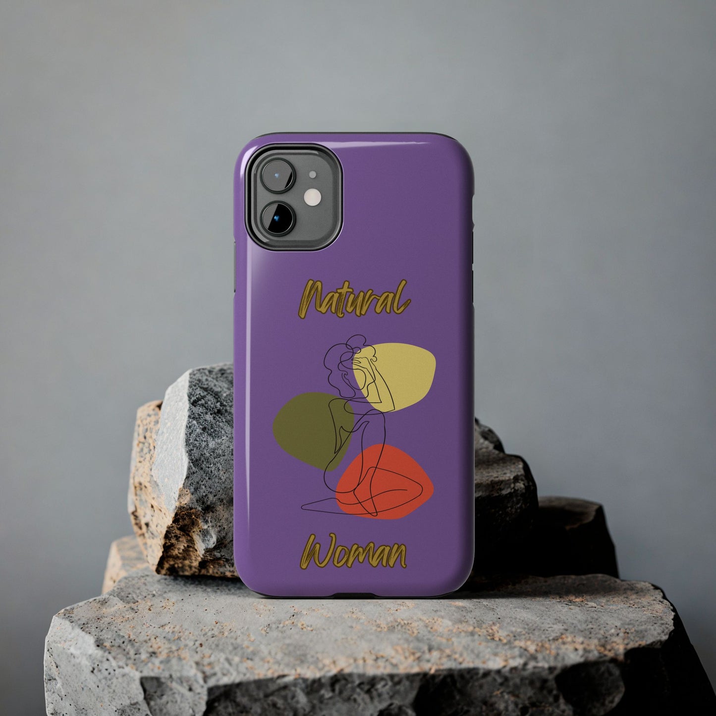 Natural Woman Colorful Pose (BL)Tough Phone Cases LIGHT PURPLE