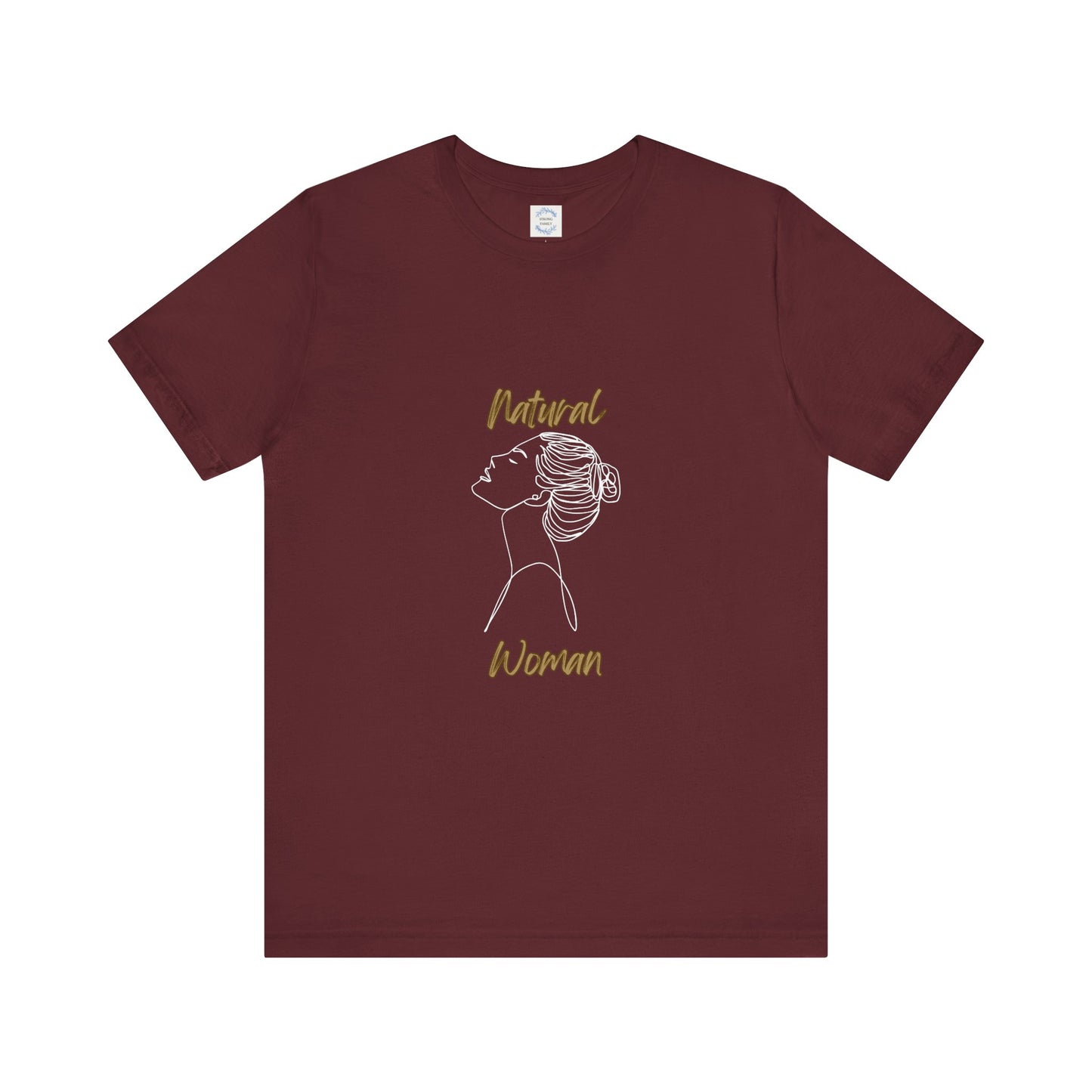 Natural Woman Wet Bun  (WL) Short Sleeve T-Shirt
