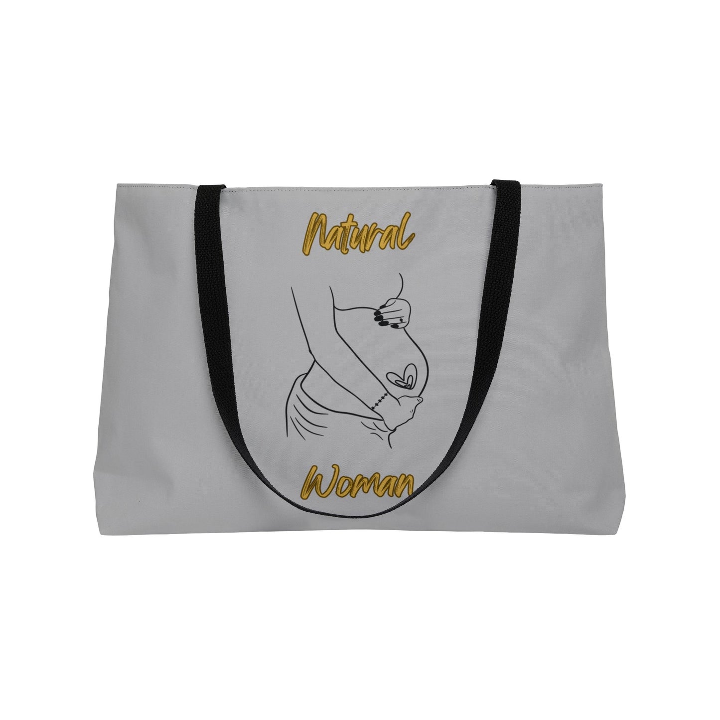 Natural Woman Loved In & Out (BL) Weekender Tote Bag LIGHT GREY