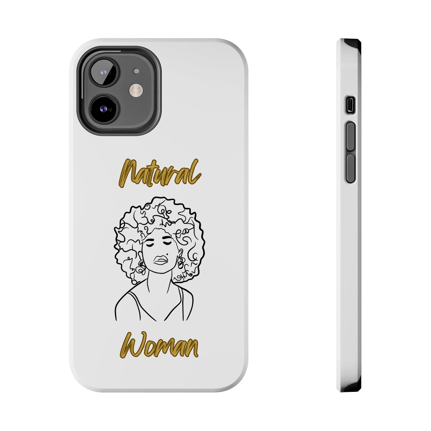 Natural Woman All About Me (BL)Tough Phone Cases WHITE