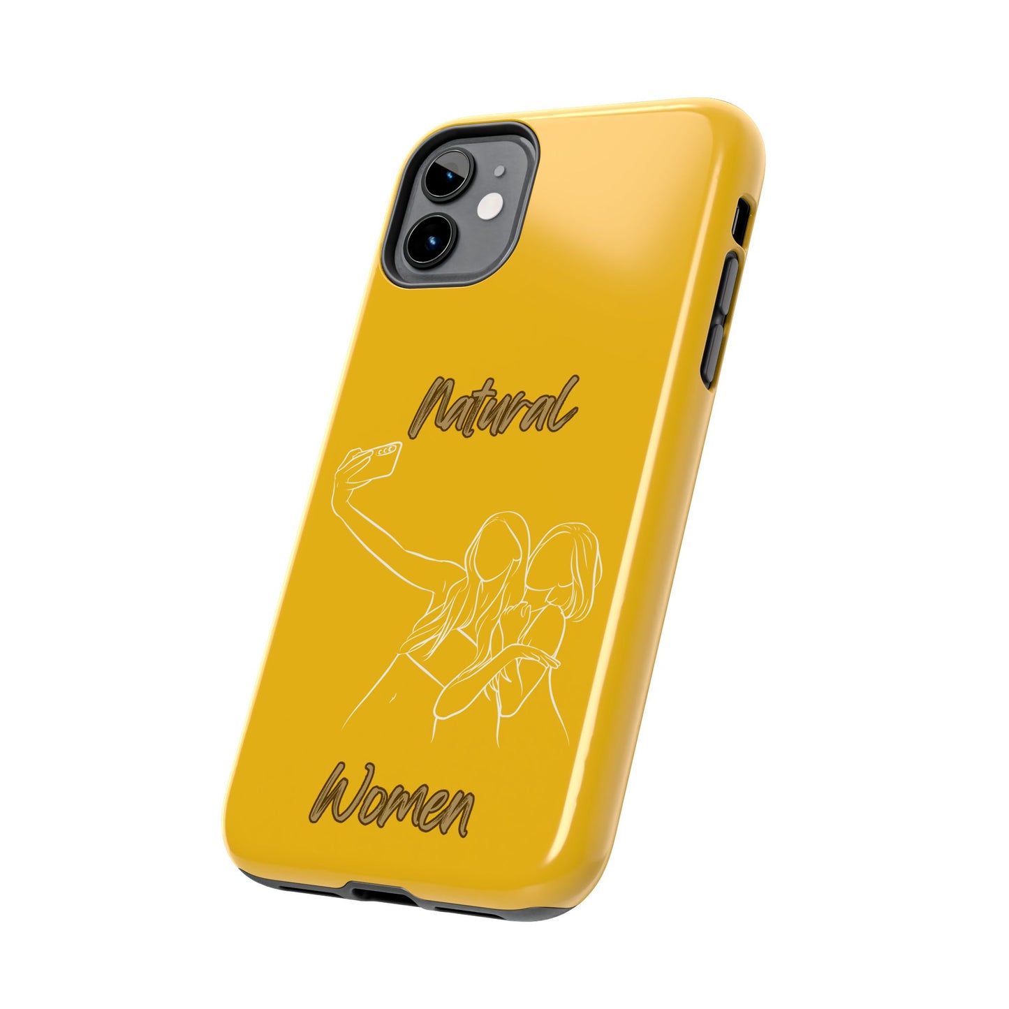 Natural Woman Friends Selfie (WL)Tough Phone Cases YELLOW