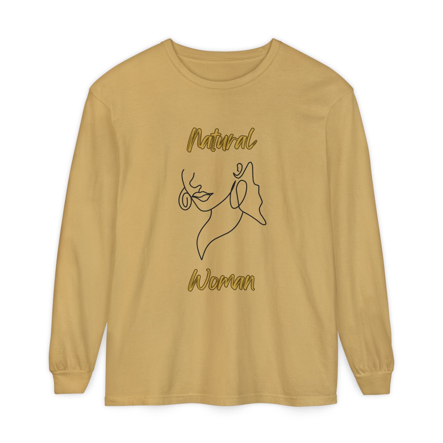 Natural Woman Lips (BL) Long Sleeve T-Shirt