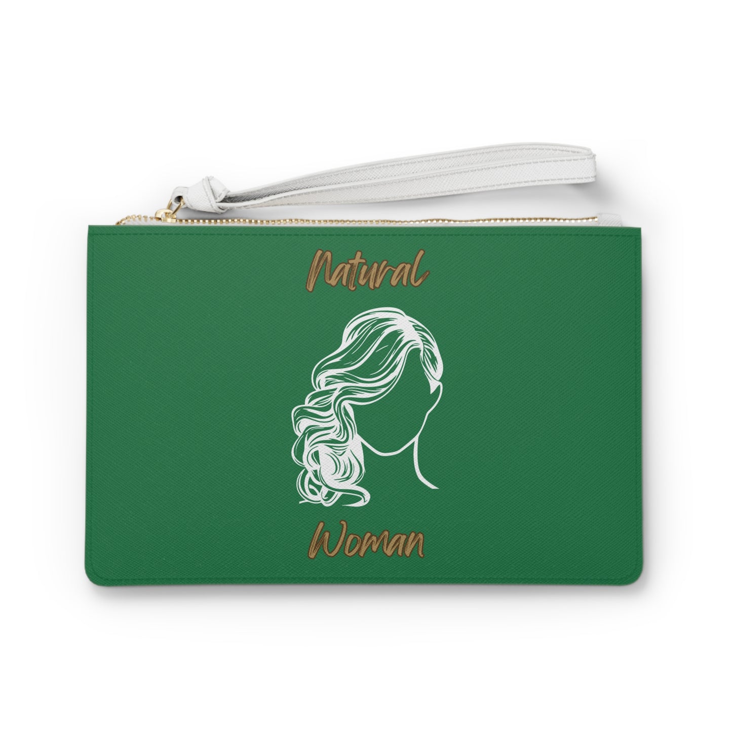 Natural Woman Long Curl (WL) Clutch Bag DARK GREEN