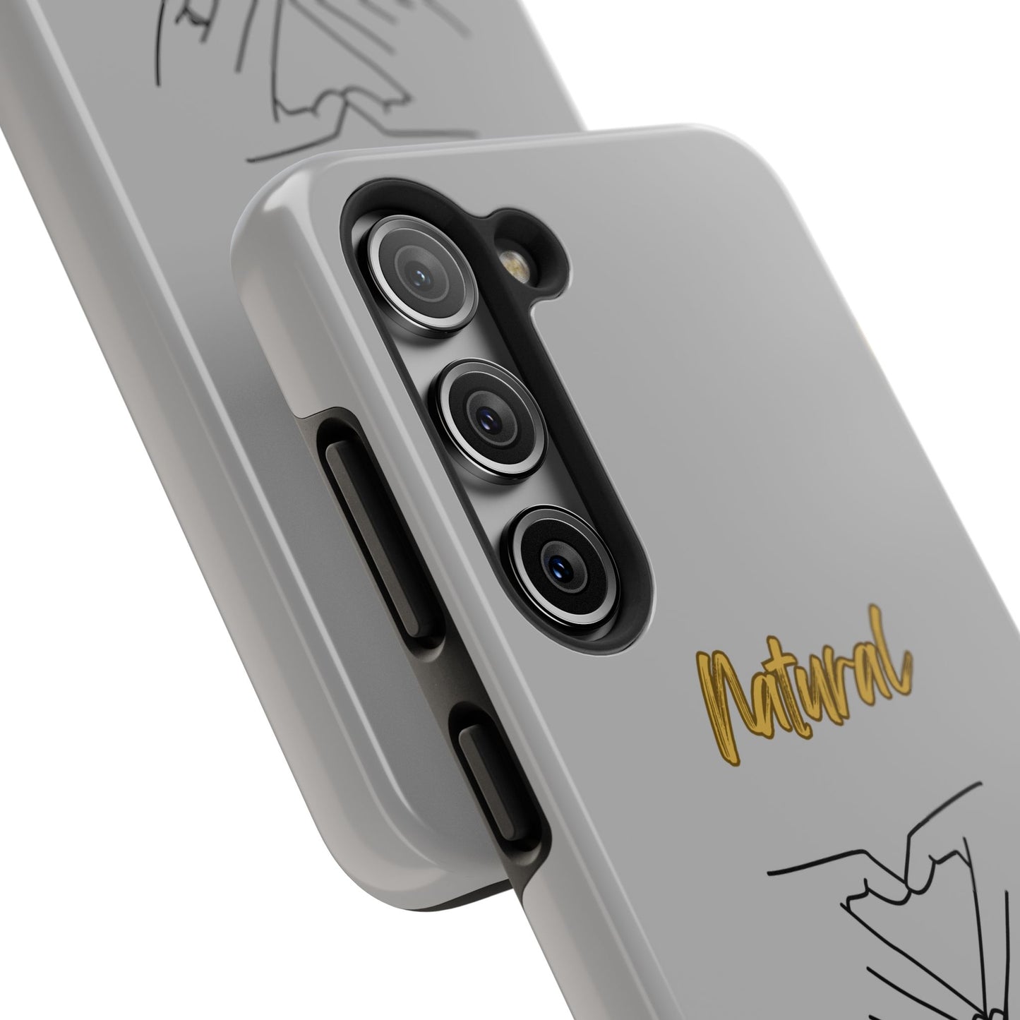 Natural Woman I Love You (BL)Tough Phone Cases LIGHT GREY