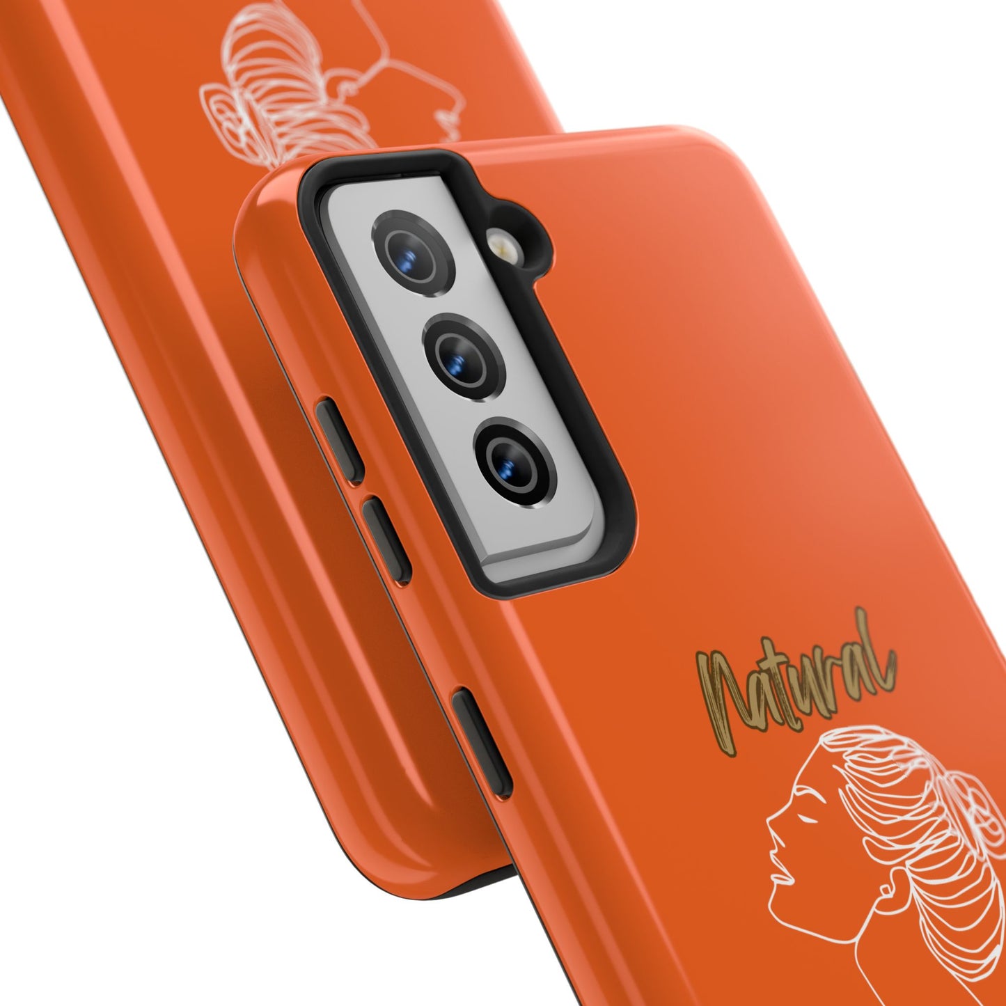 Natural Woman Wet Bun (WL) Tough Phone Cases ORANGE