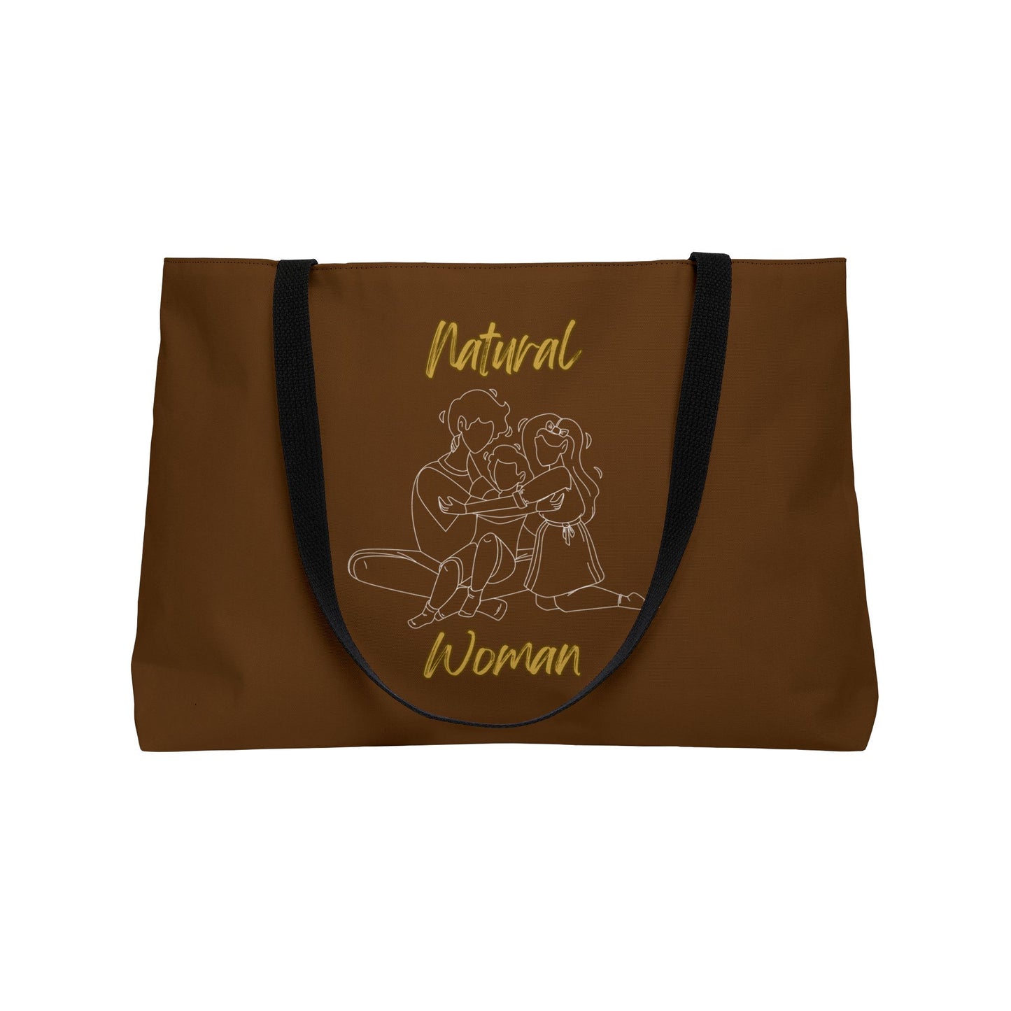 Natural Woman Bear Hugs (WL) Weekender Tote Bag BROWN