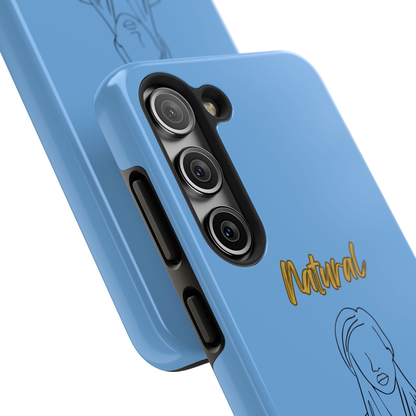 Natural Woman Content (BL)Tough Phone Cases LIGHT BLUE
