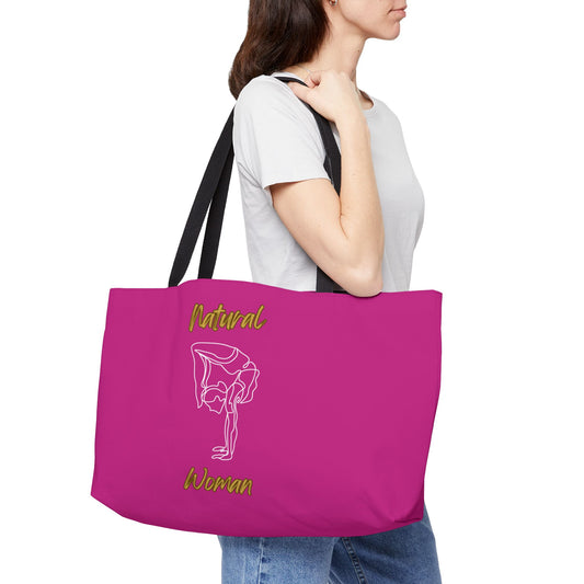 Natural Woman Flexible (WL) Weekender Tote Bag PINK