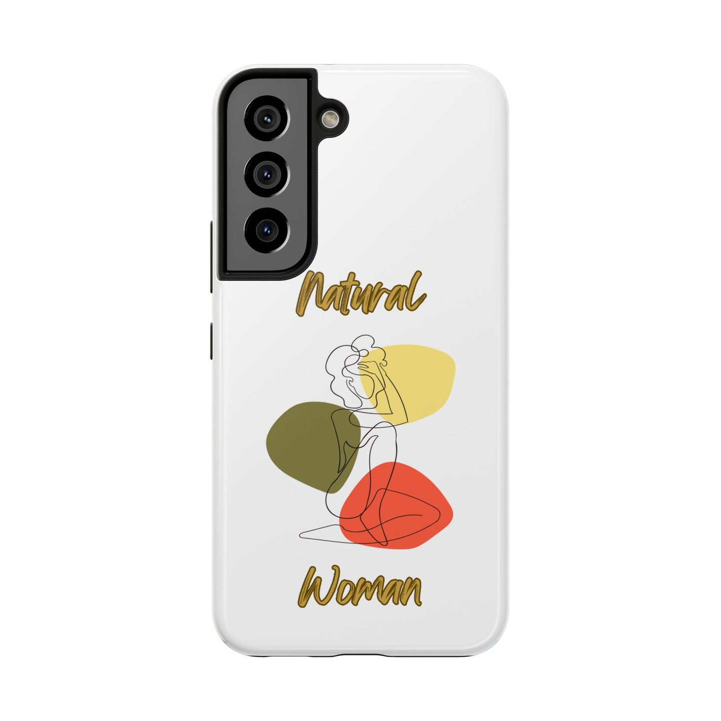 Natural Woman Colorful Pose (BL)Tough Phone Cases WHITE