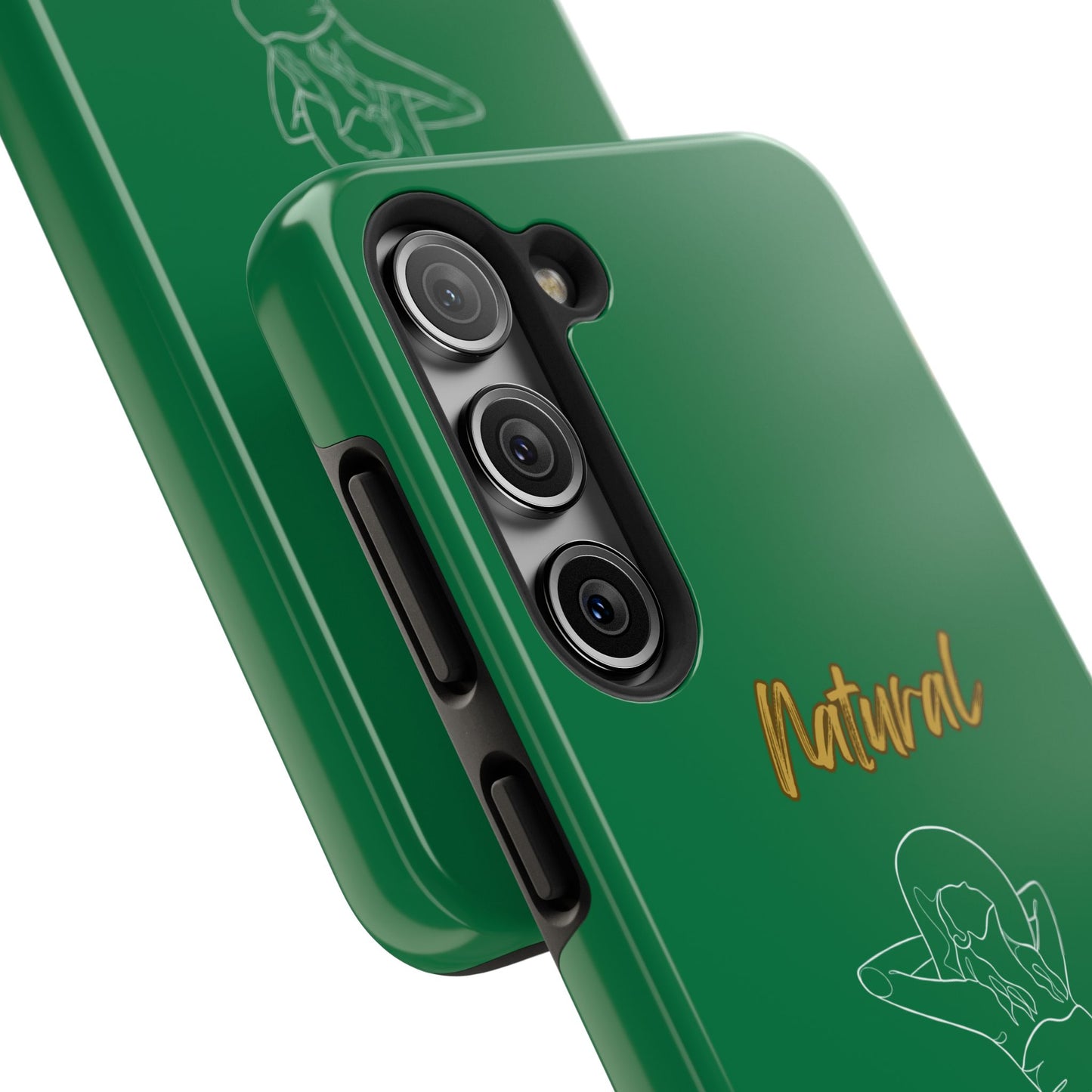 Natural Woman Sun Fun (WL)Tough Phone Cases DARK GREEN