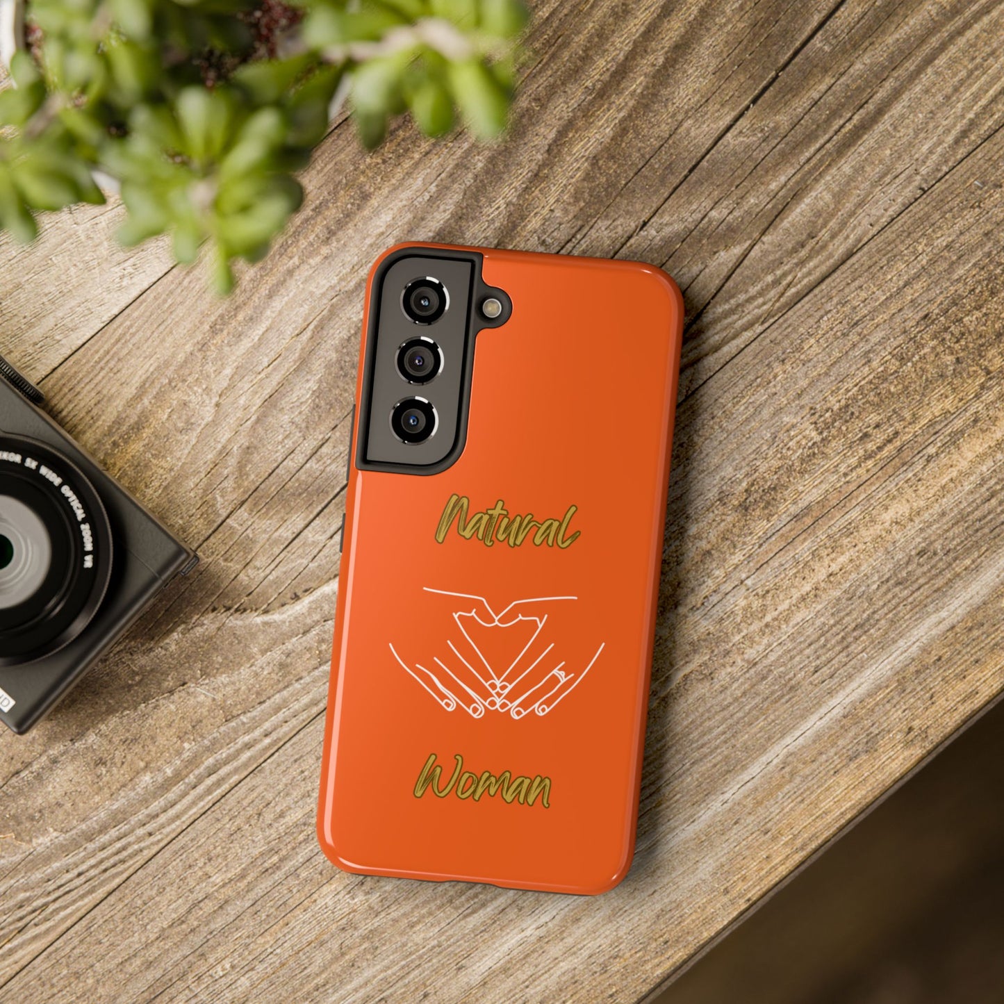 Natural Woman I Love You (WL)Tough Phone Cases ORANGE