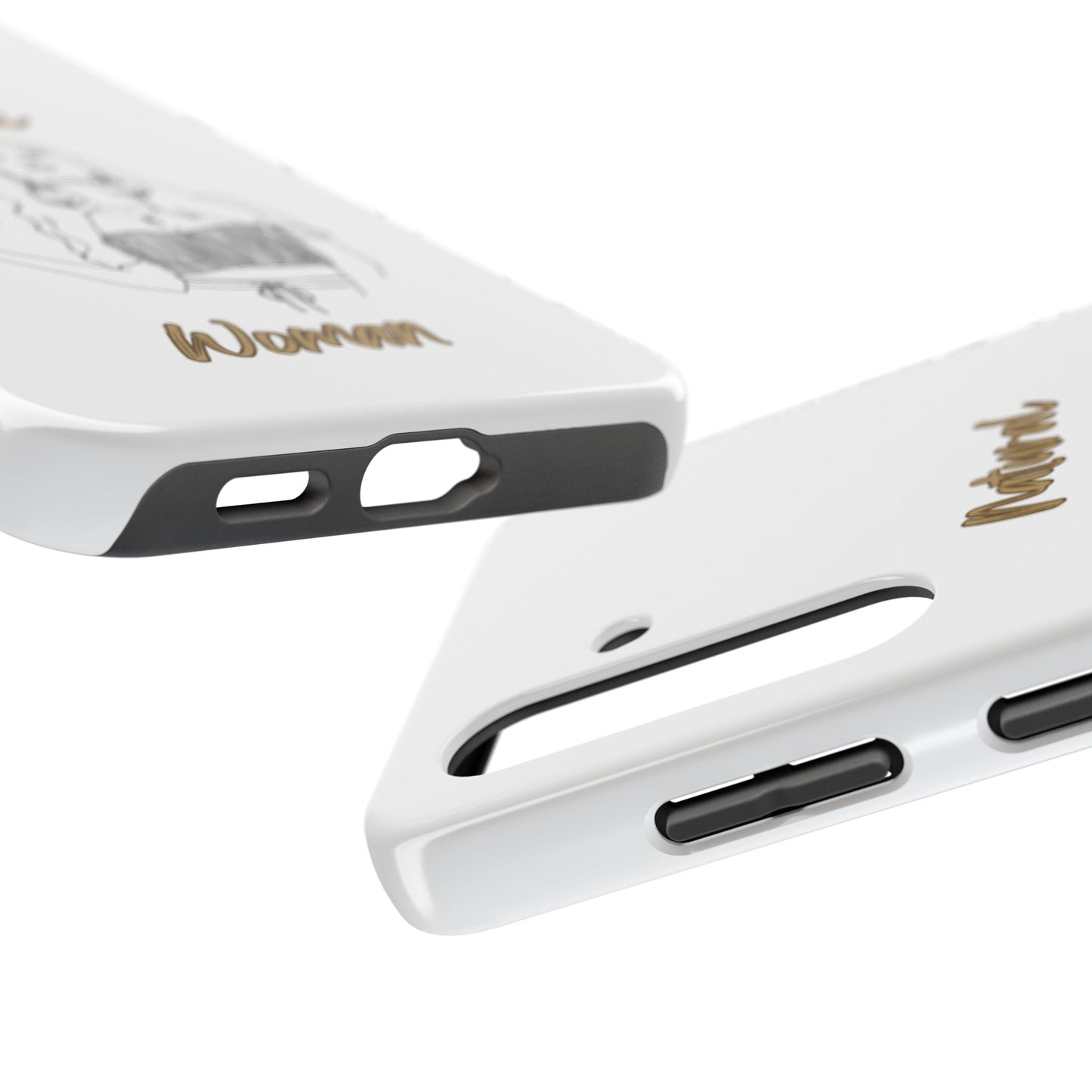 Natural Woman Thinking (BL)Tough Phone Cases WHITE