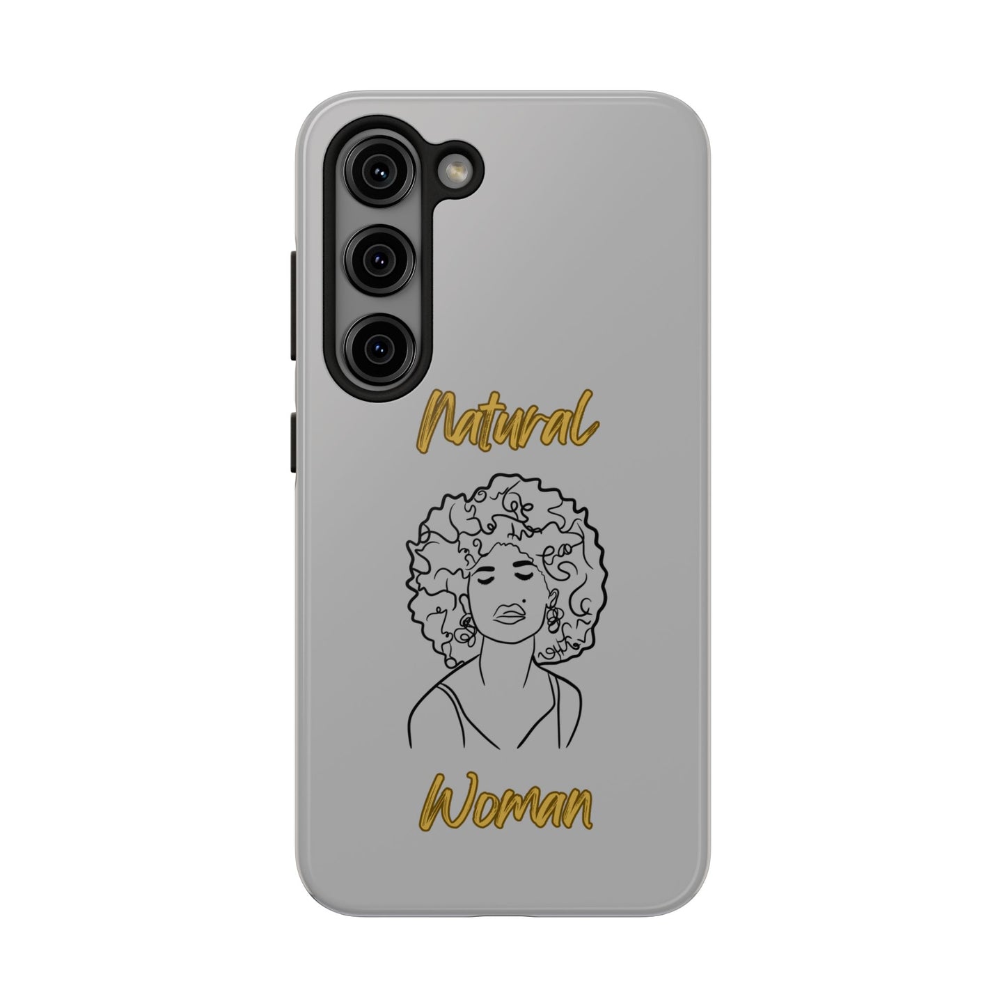 Natural Woman All About Me (BL)Tough Phone Cases LIGHT GREY