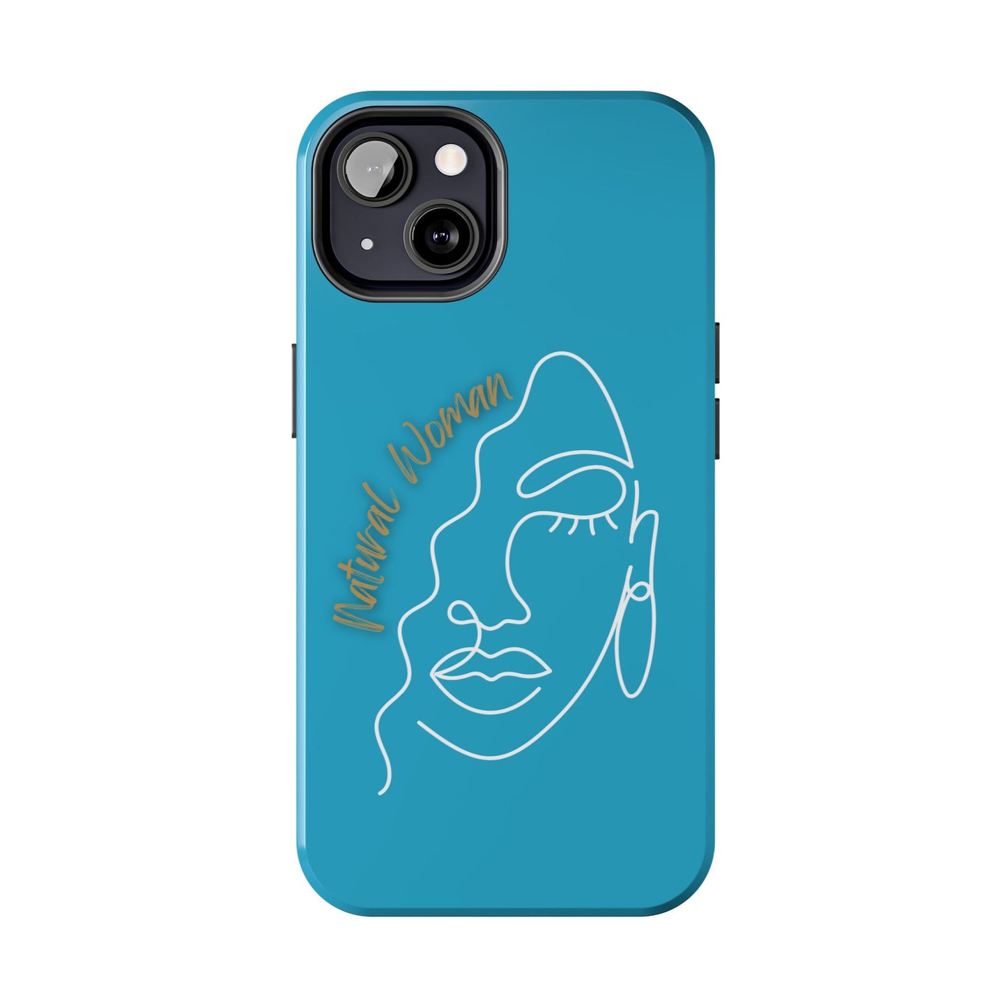 Natural Woman Half Face (WL)Tough Phone Case TURQUOISE
