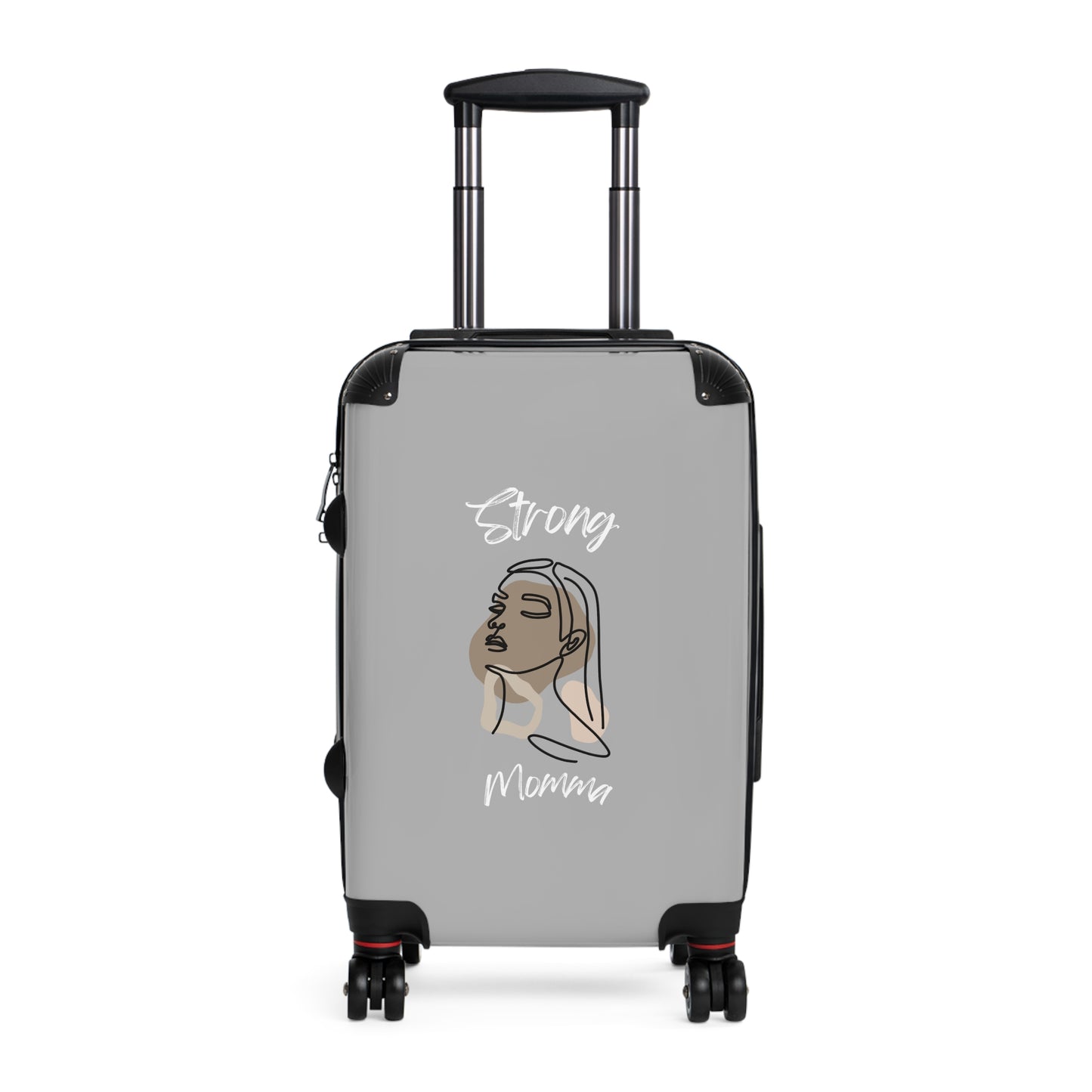 Strong Momma (WL) Luggage Bags LIGHT GREY