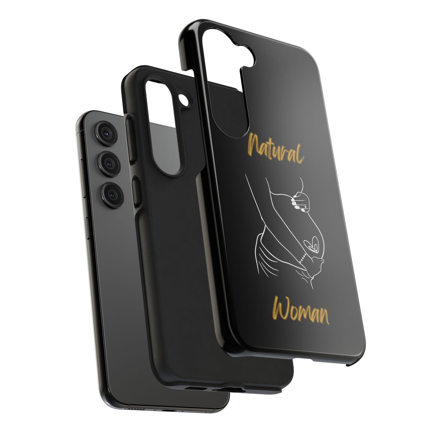 Natural Woman Loved In & Out (WL)Tough Phone Cases BLACK