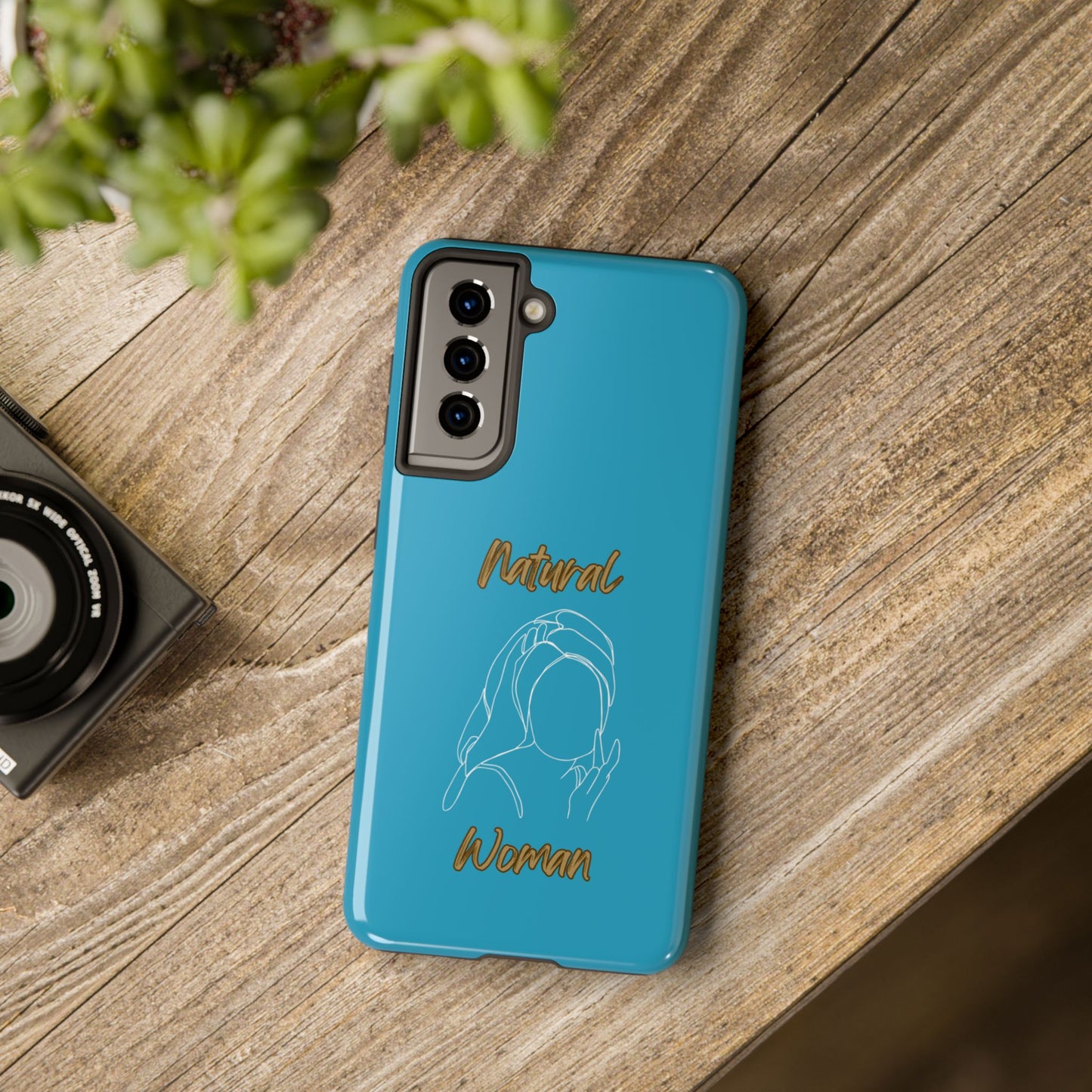 Natural Woman Towel Wrapped (WL)Tough Phone Cases TURQUOISE