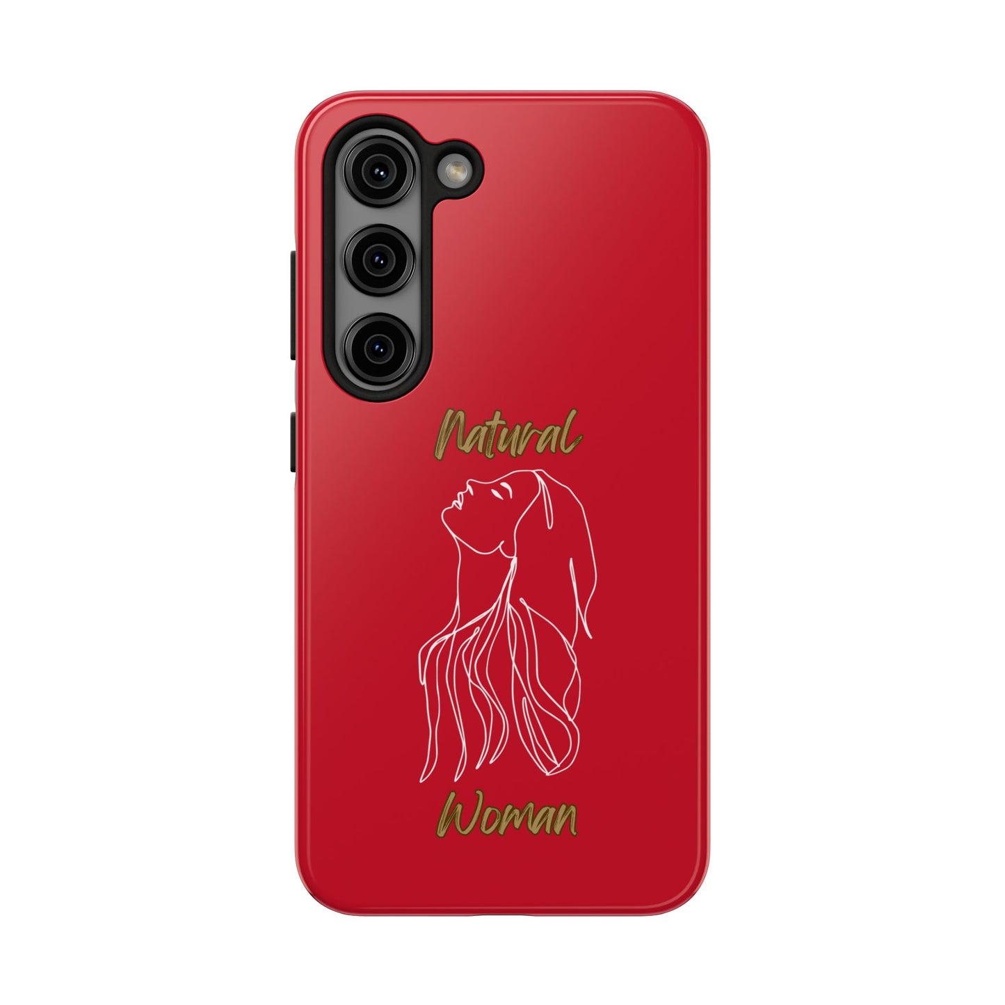 Natural Woman Appreciation (WL) Tough Phone Cases DARK RED