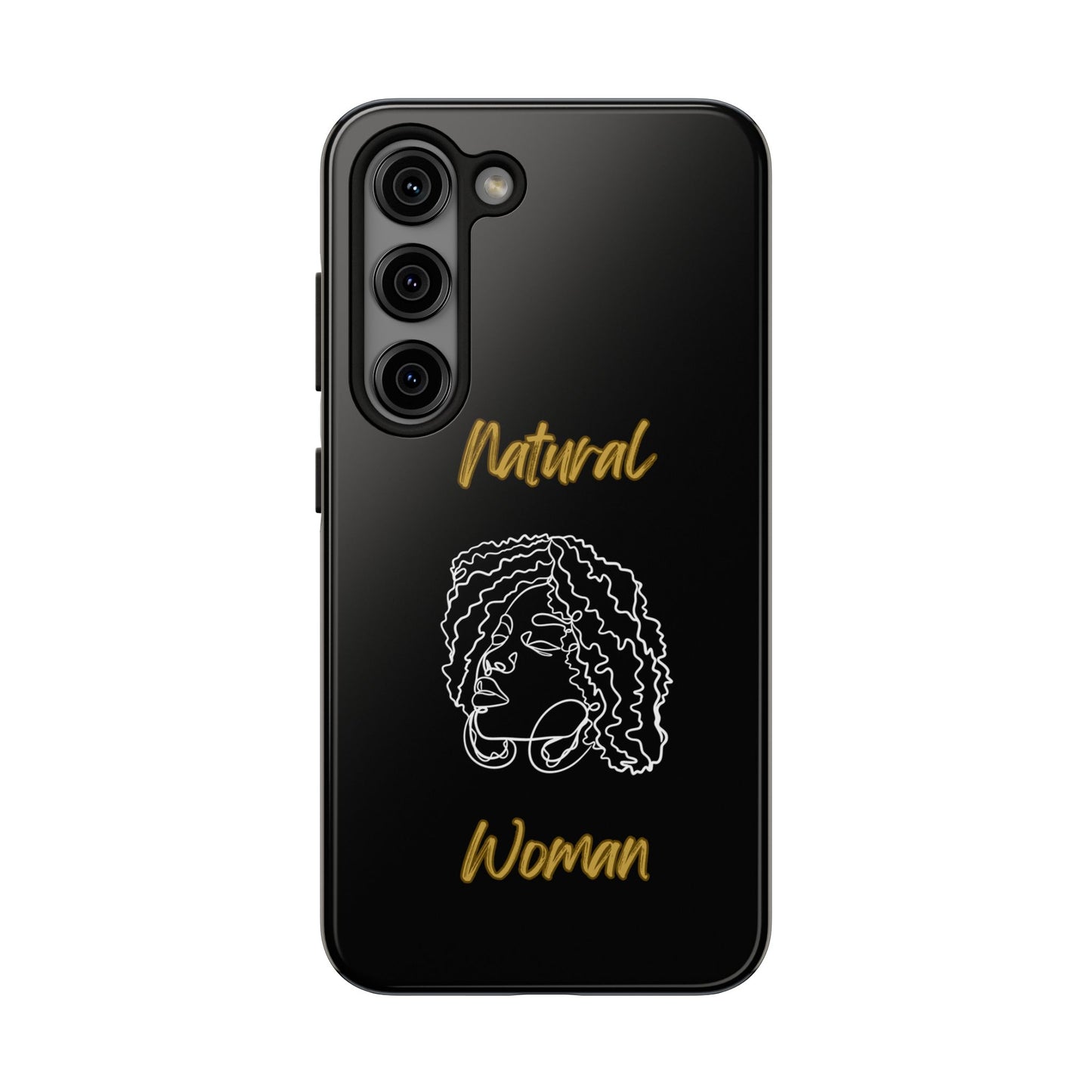 Natural Woman Naturally Me (WL)Tough Phone Cases BLACK