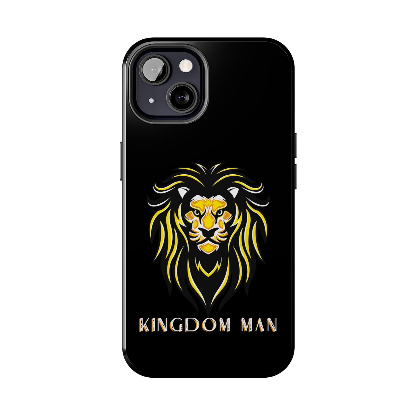 Kingdom Man (White-Gold Label) Tough Phone Case BLACK