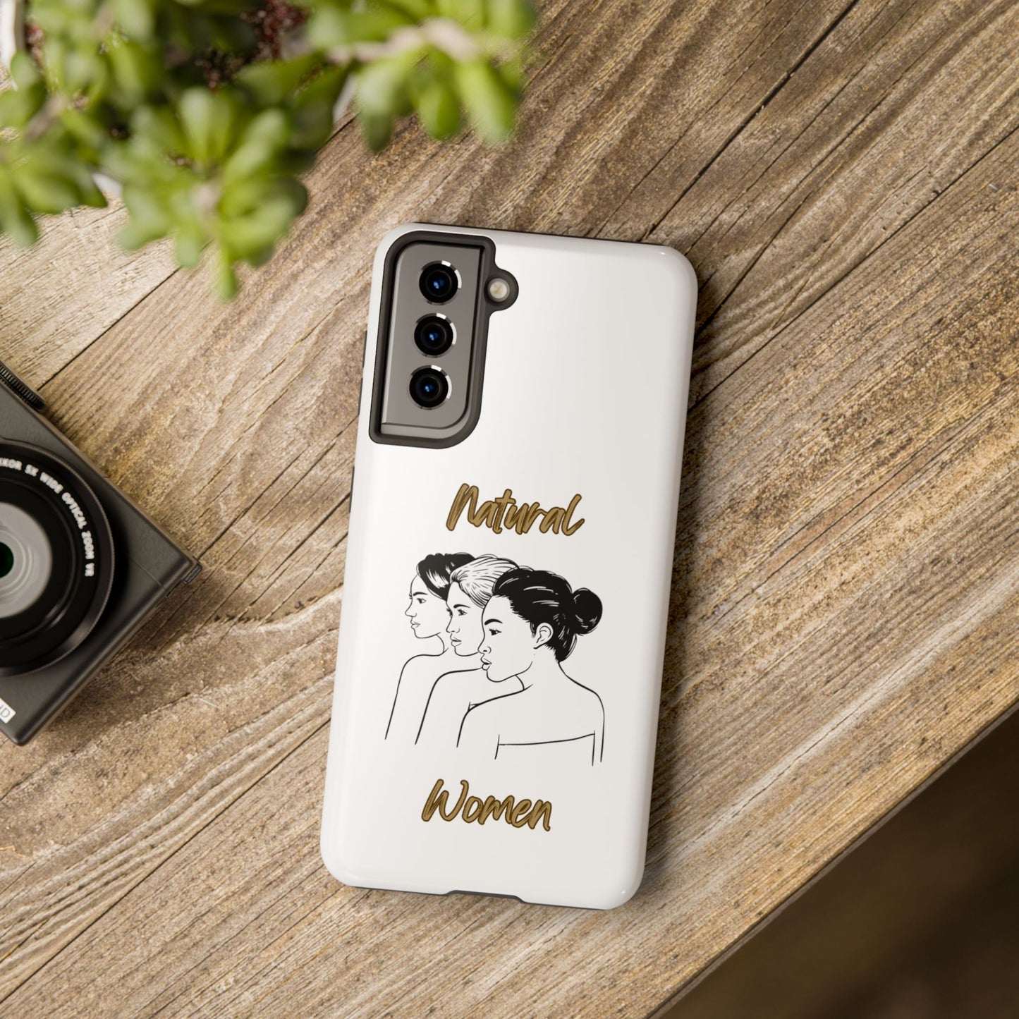 Natural Woman United Friends (BL)Tough Phone Cases WHITE