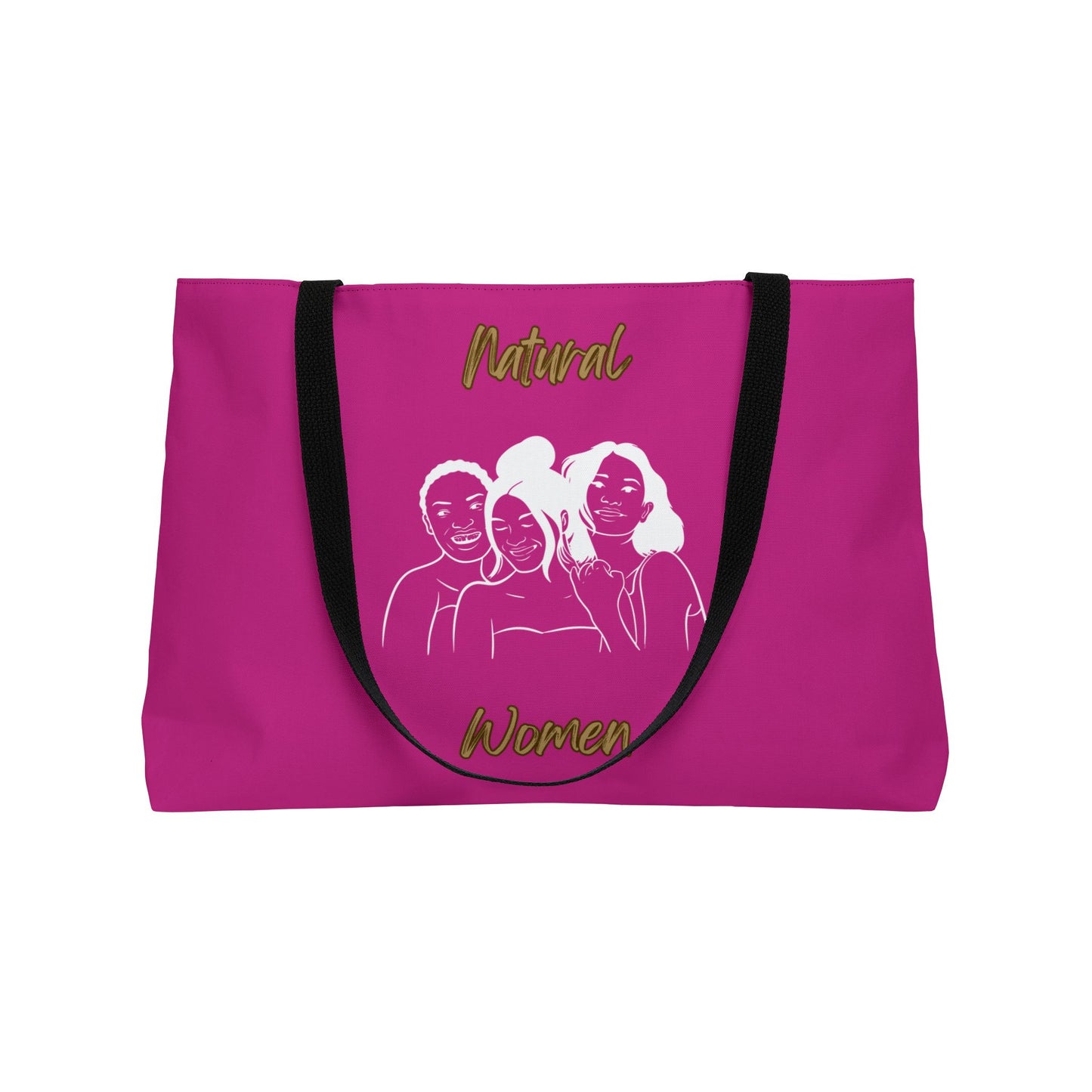 Natural Women Laughing Friends (WL) Weekender Tote Bag PINK