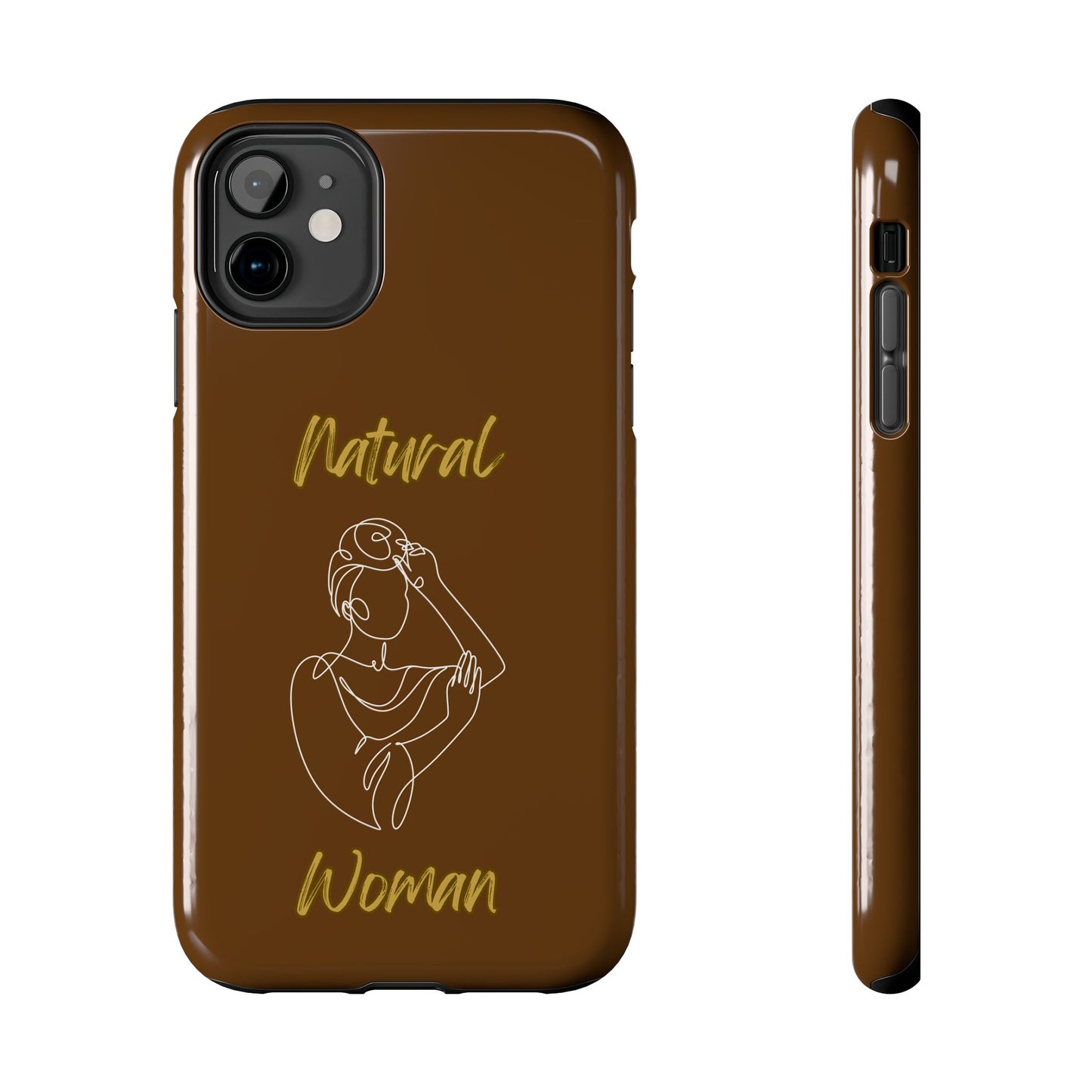 Natural Woman Style (WL)Tough Phone Cases BROWN
