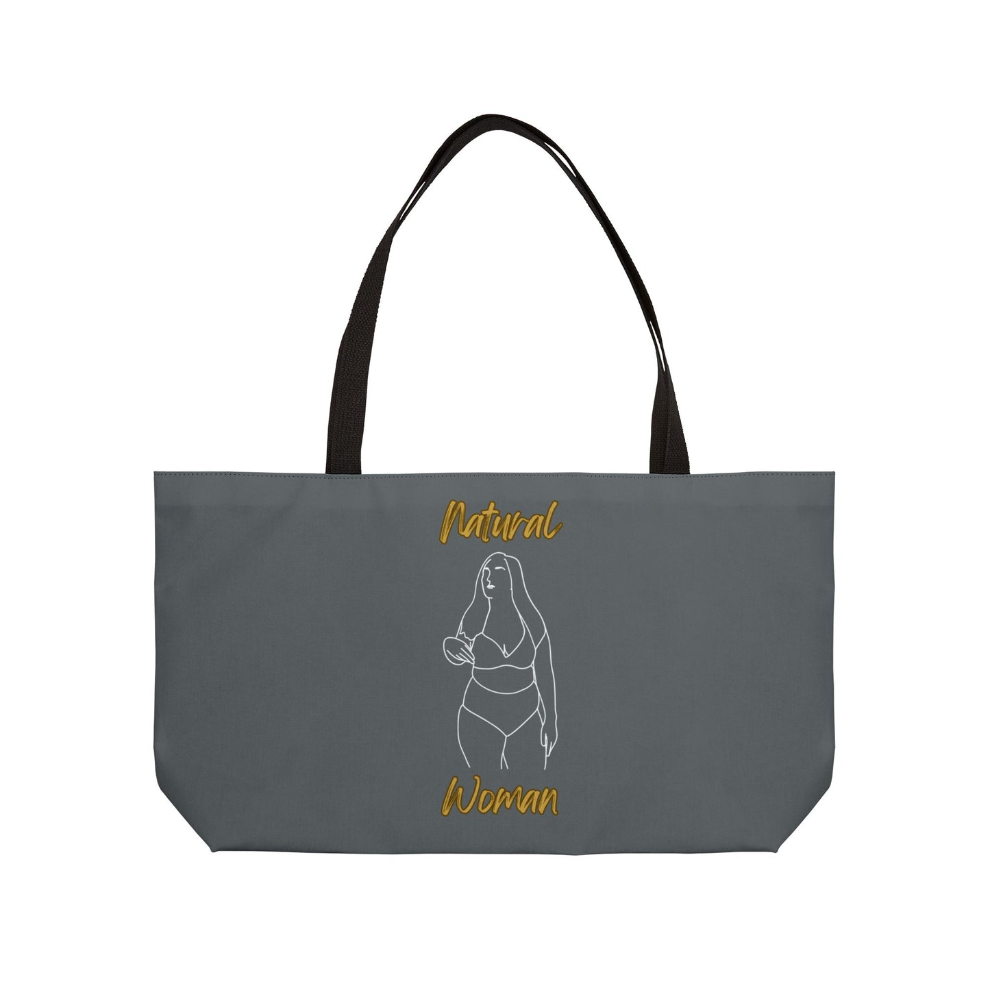 Natural Woman Full Beauty (WL) Weekender Tote Bag DARK GREY