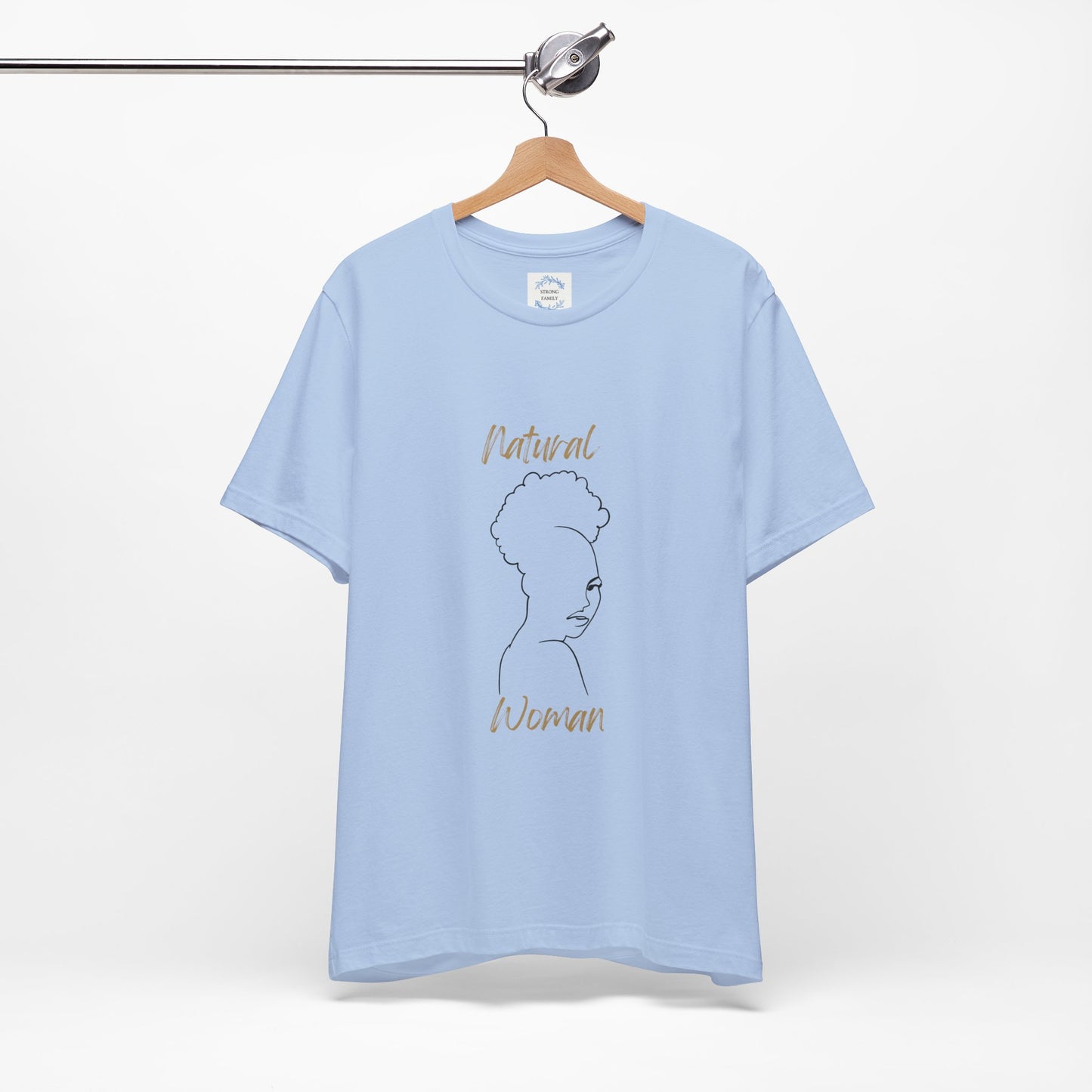Natural Woman Twist Afro (BL) Short Sleeve T-Shirt