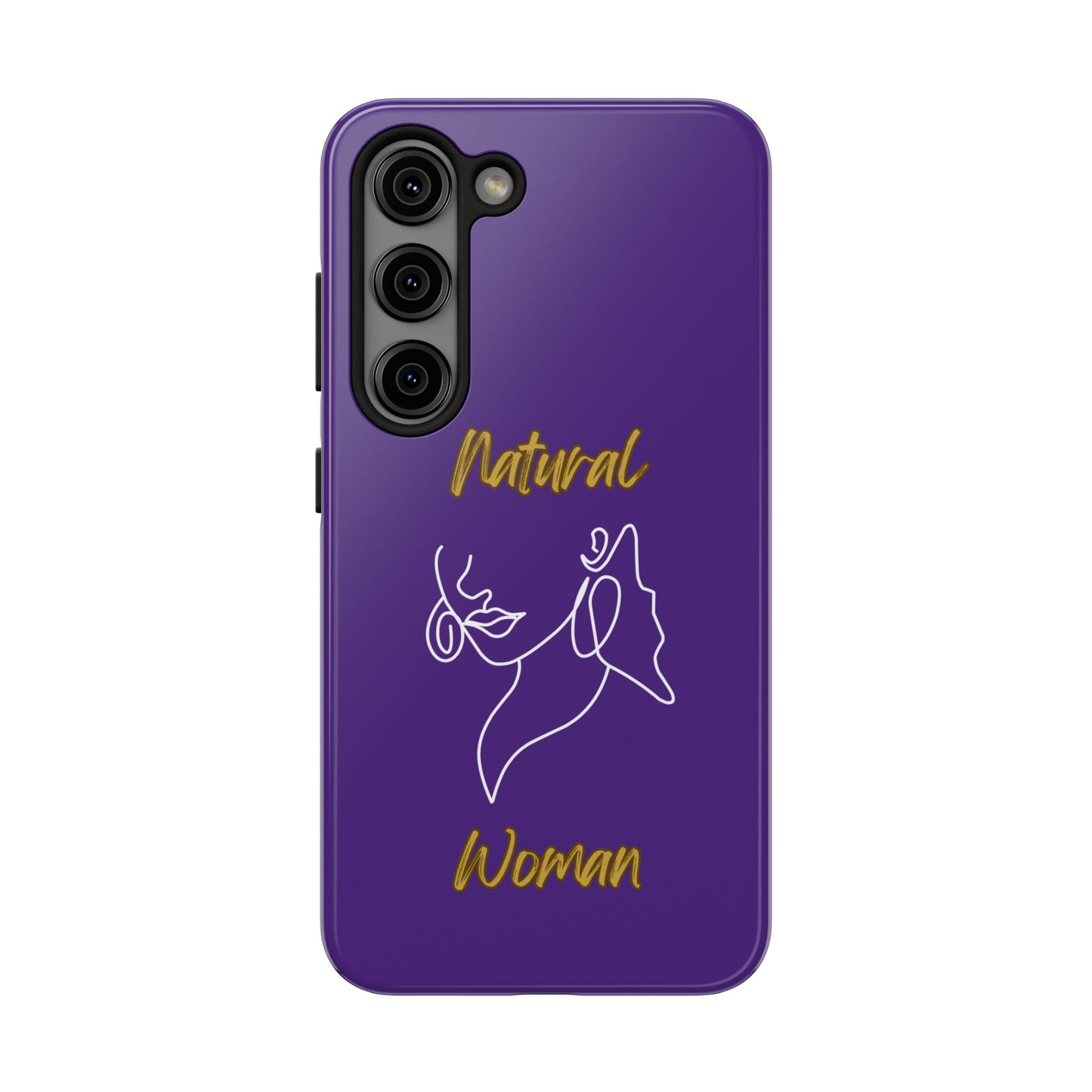 Natural Woman Lips (WL)Tough Phone Cases PURPLE