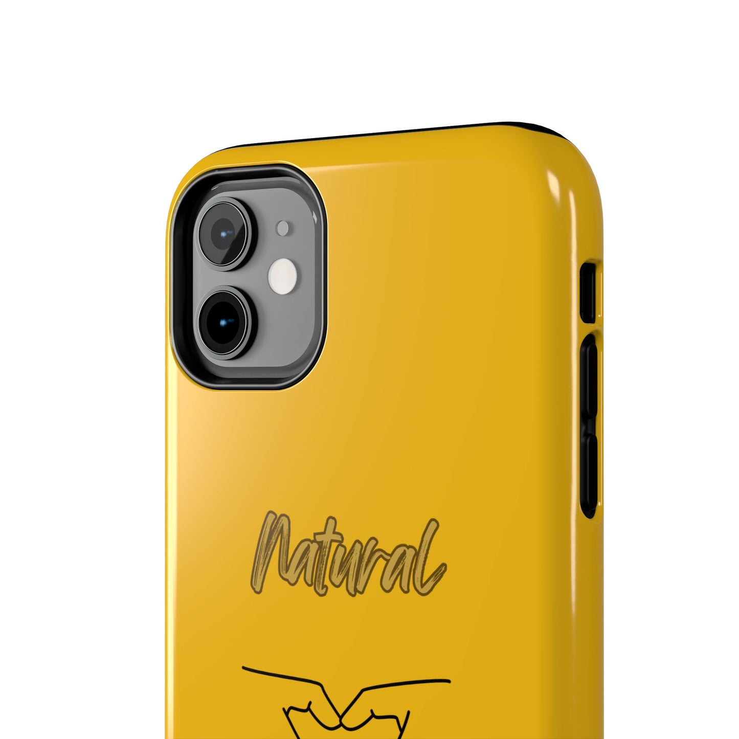 Natural Woman I Love You (BL)Tough Phone Cases YELLOW