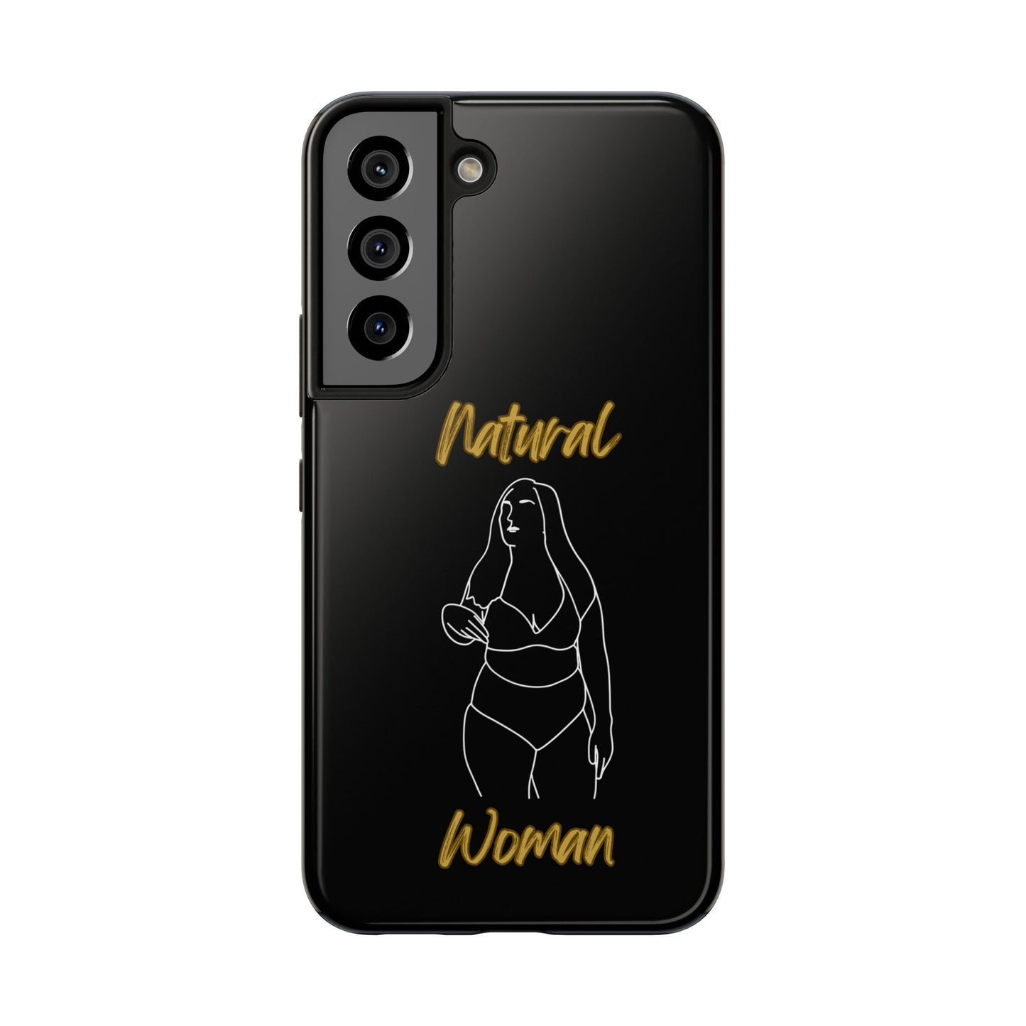 Natural Woman Full Beauty (WL)Tough Phone Cases BLACK