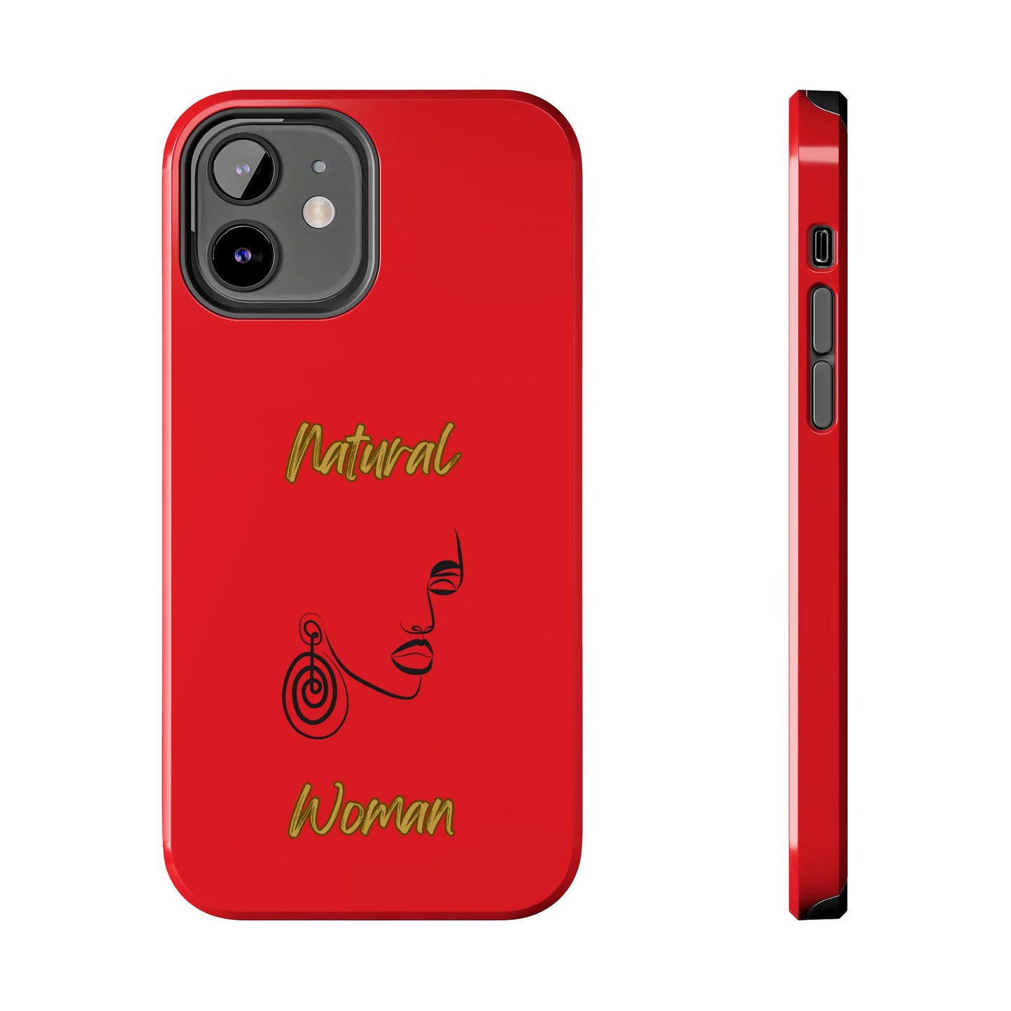 Natural Woman Music In My Soul (BL)Tough Phone Cases RED