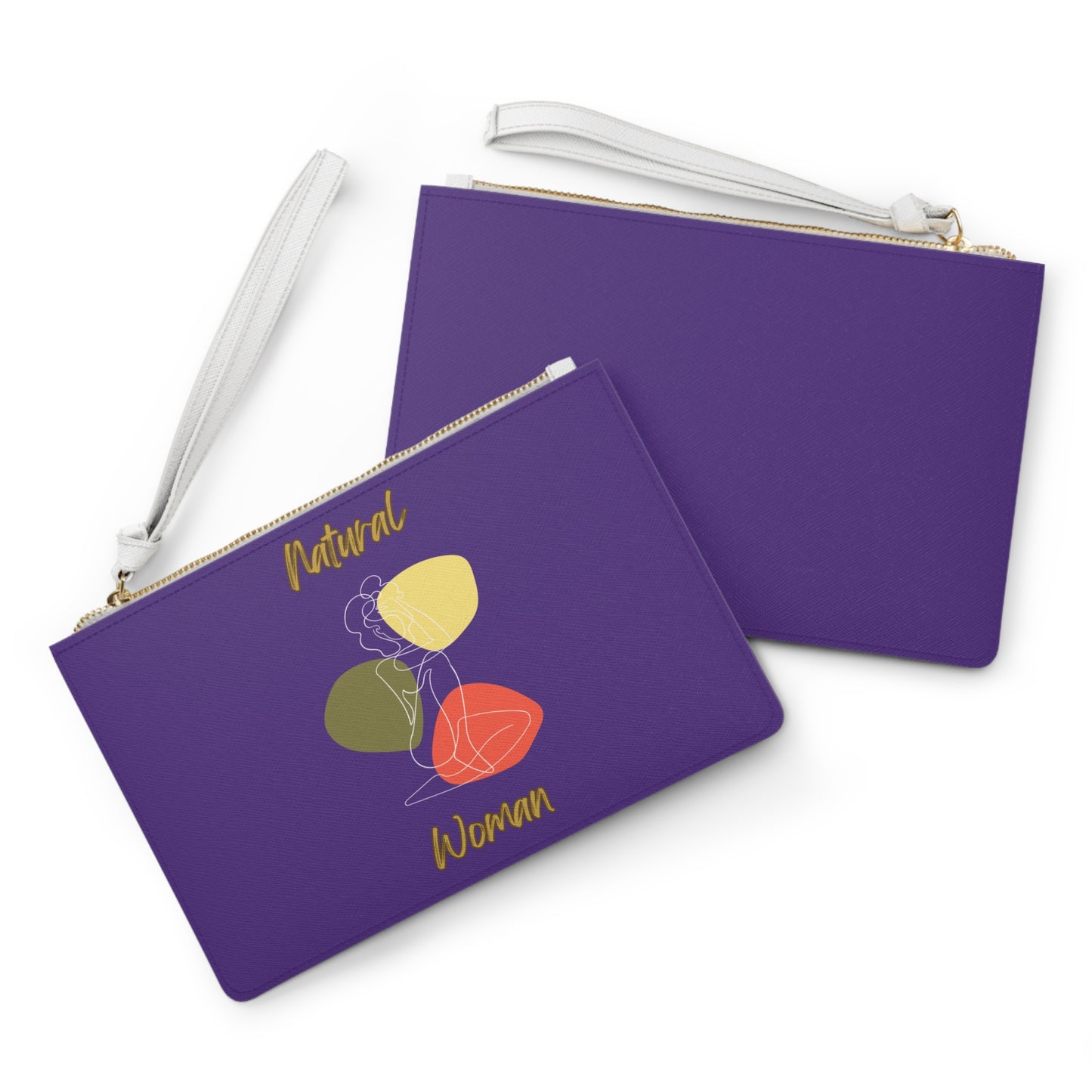 Natural Woman Colorful Pose (WL) Clutch Bag PURPLE