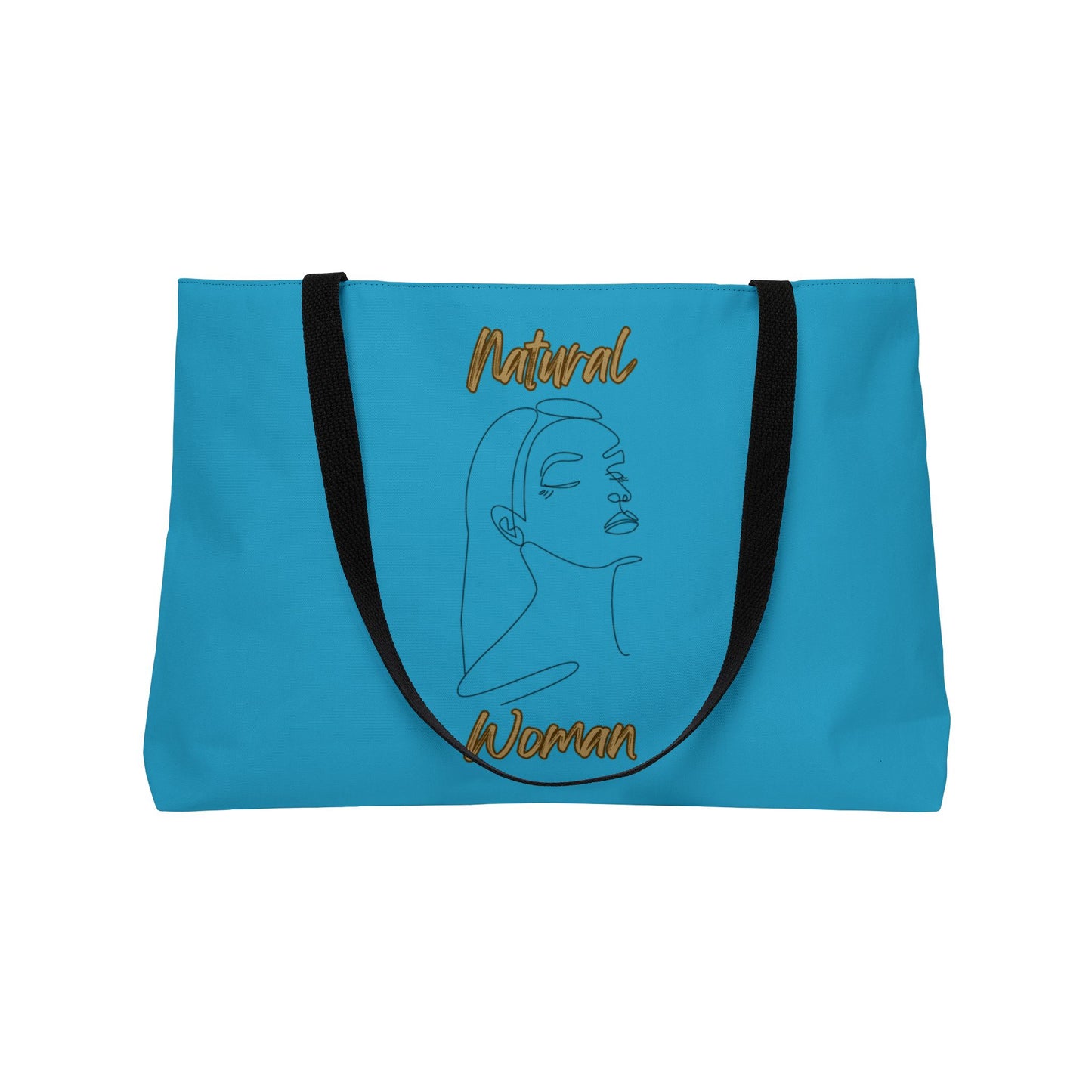 Natural Woman Calm (BL) Weekender Tote Bag TURQUOISE