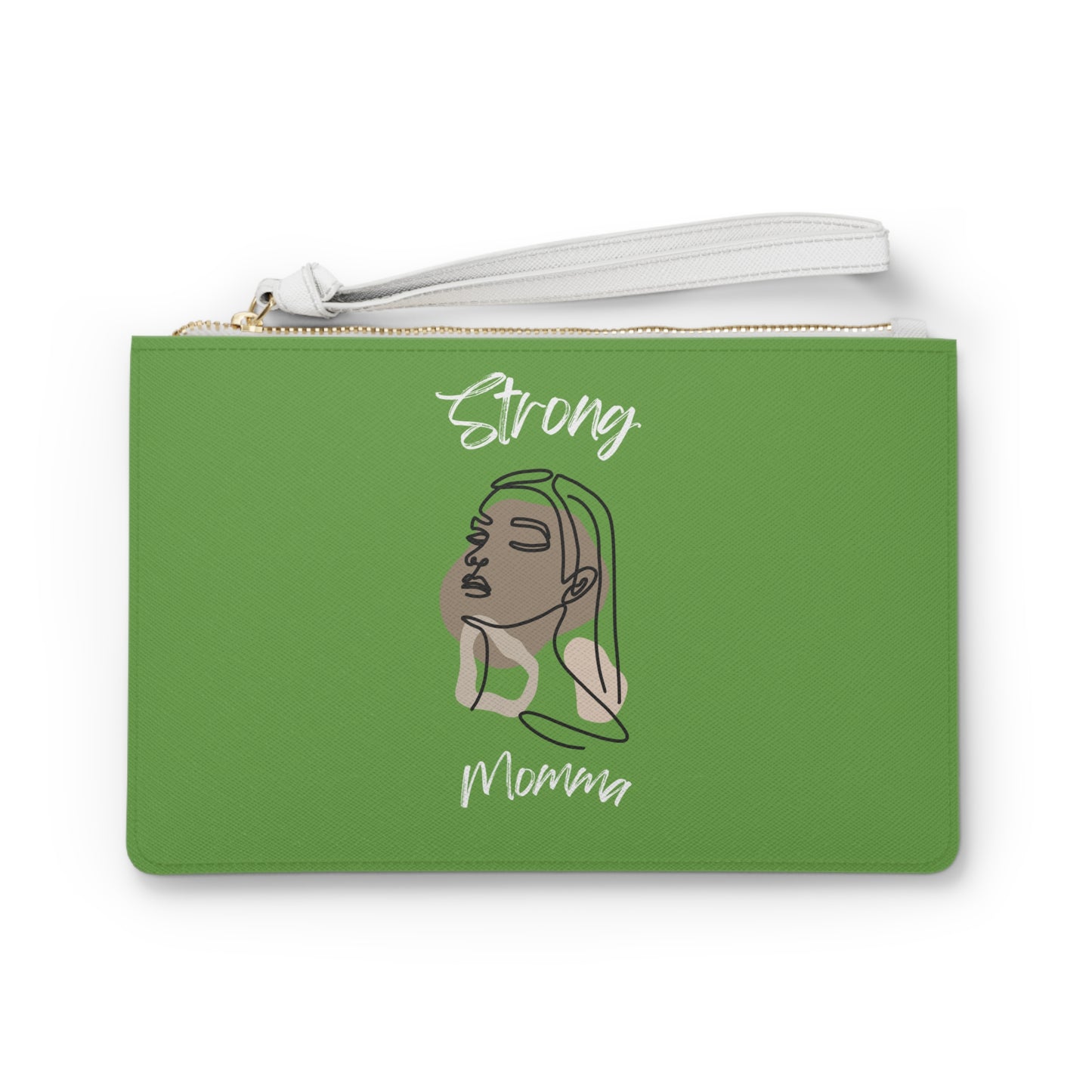 Strong Momma (WL) Clutch Bag GREEN