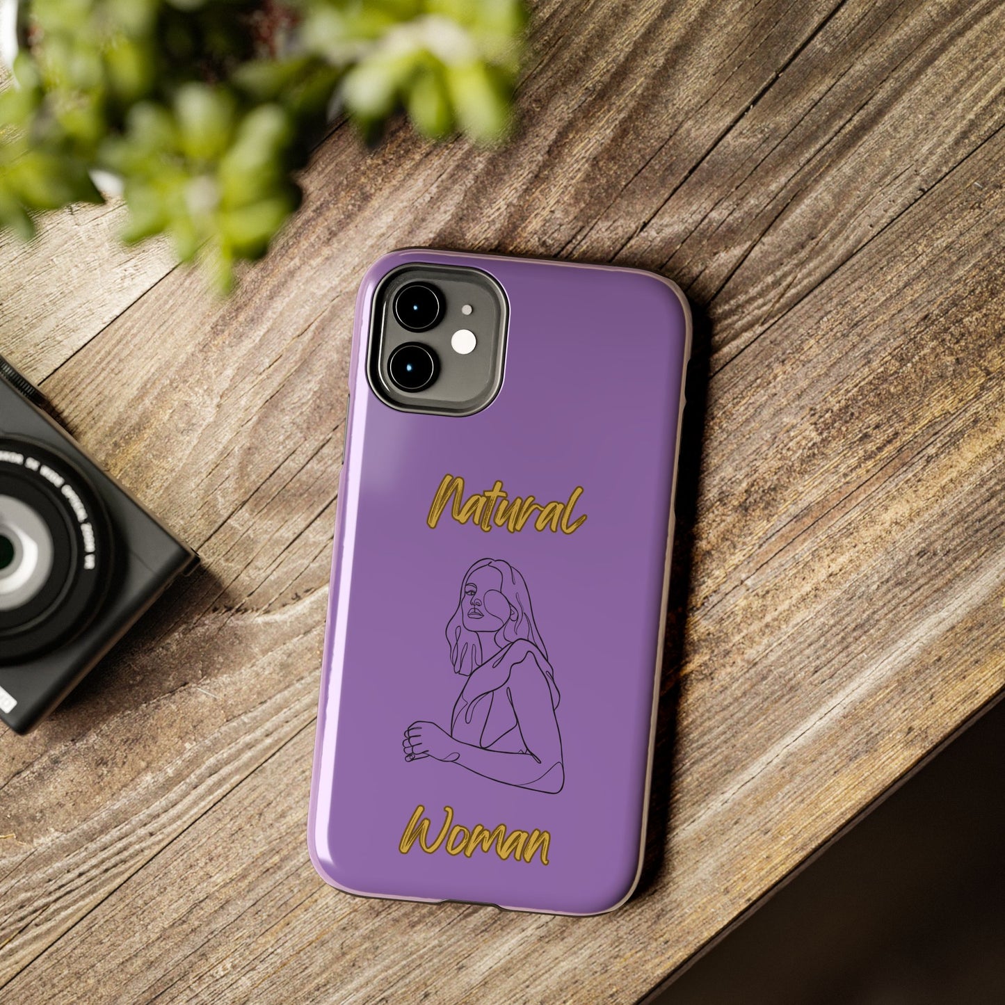 Natural Woman Care Free (BL)Tough Phone Cases LIGHT PURPLE