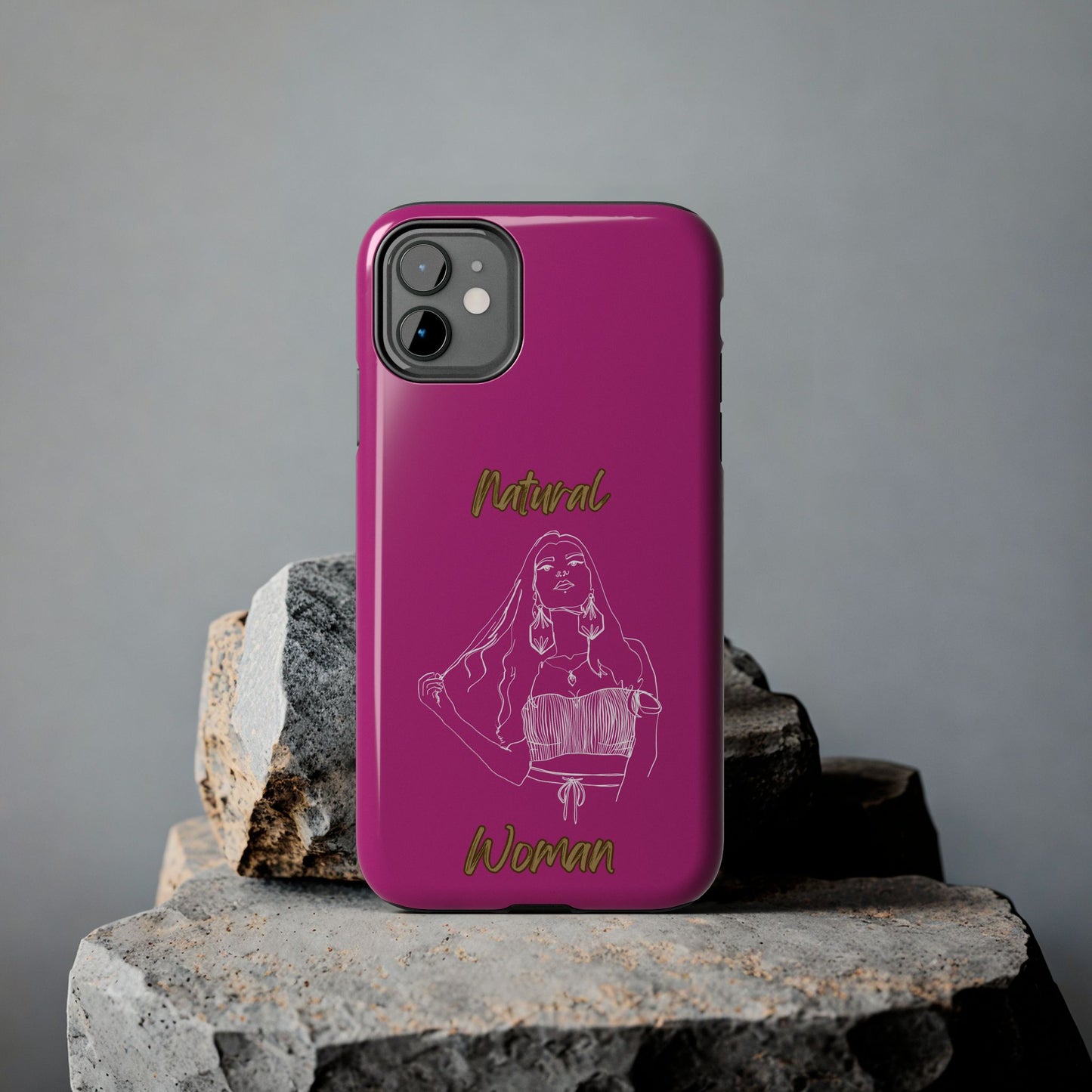 Natural Woman Thinking (WL)Tough Phone Cases PINK