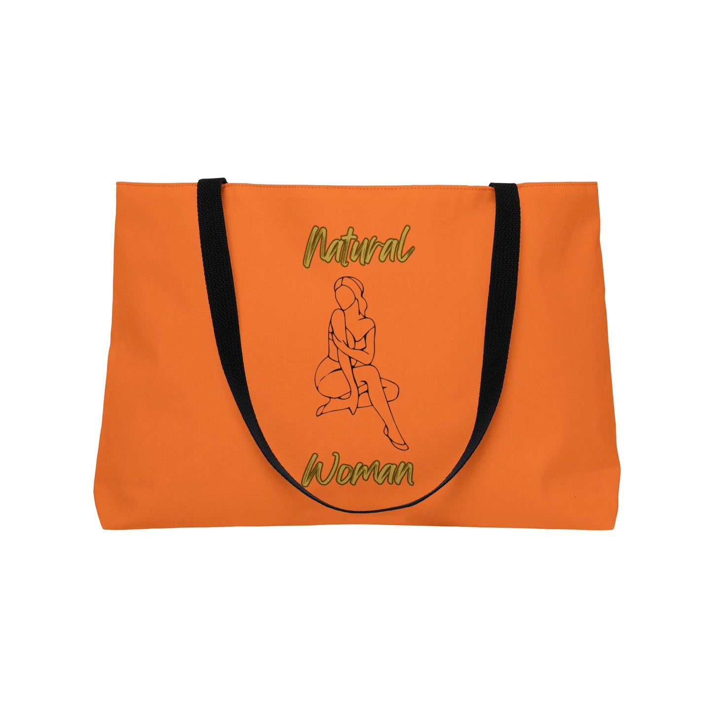 Natural Woman Shoulder Action (BL) Weekender Tote Bag CRUSTA