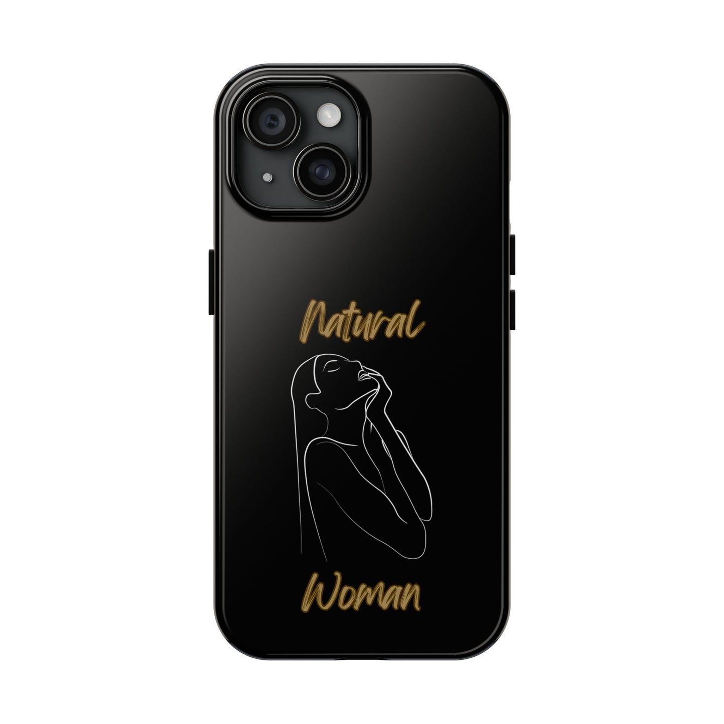 Natural Woman Thank You (WL) Tough Phone Cases BLACK