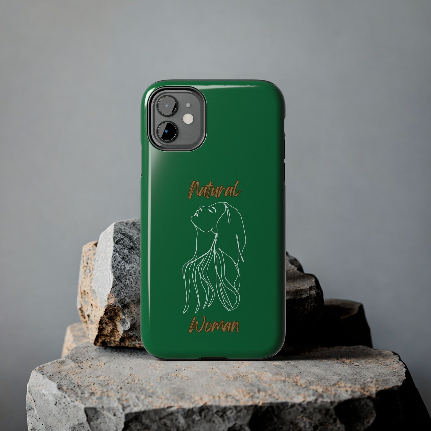 Natural Woman Appreciation (WL)Tough Phone Cases DARK GREEN