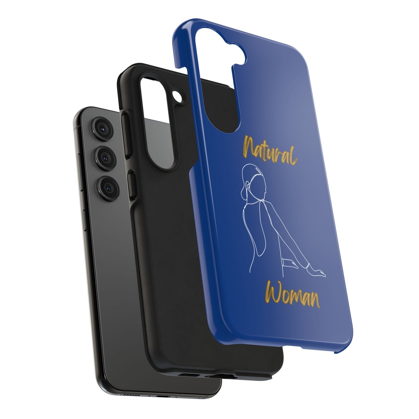 Natural Woman Hands Free (WL)Tough Phone Cases DARK BLUE