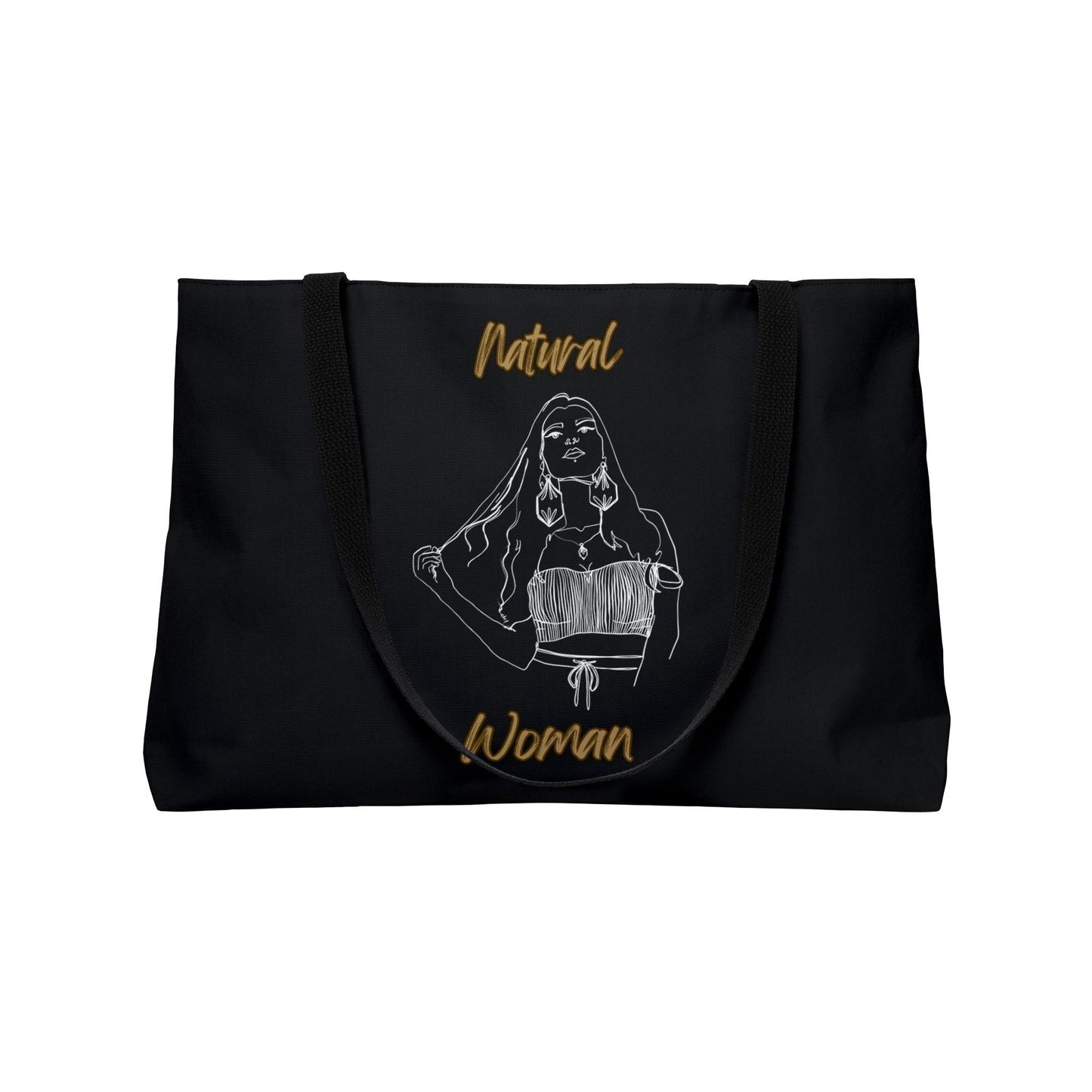 Natural Woman Thinking (WL) Weekender Tote Bag BLACK
