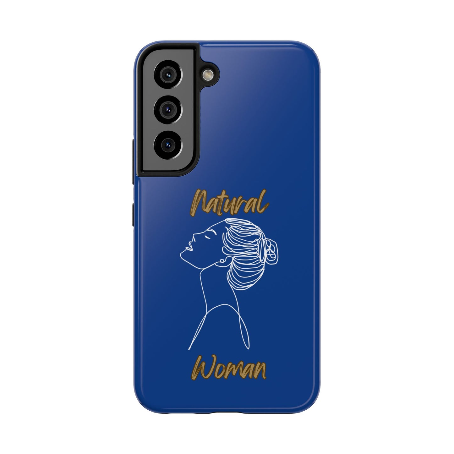 Natural Woman Wet Bun (WL) Tough Phone Cases DARK BLUE