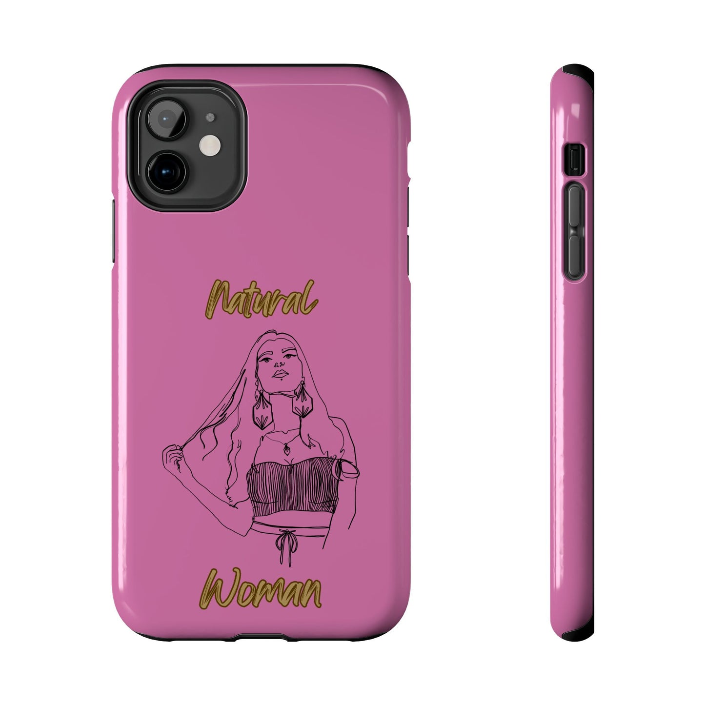Natural Woman Thinking (BL)Tough Phone Cases LIGHT PINK