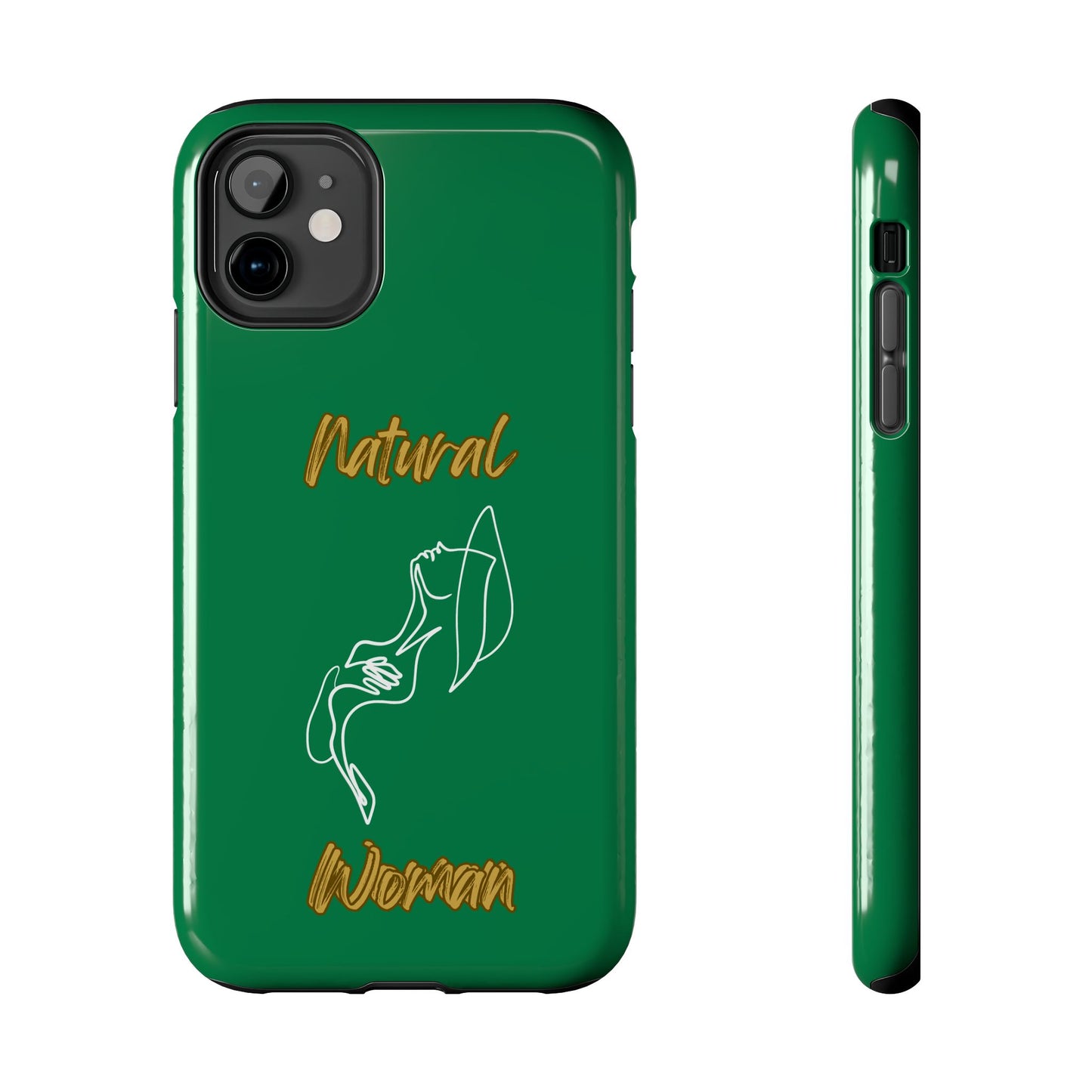 Natural Woman Free (WL)Tough Phone Cases DARK GREEN