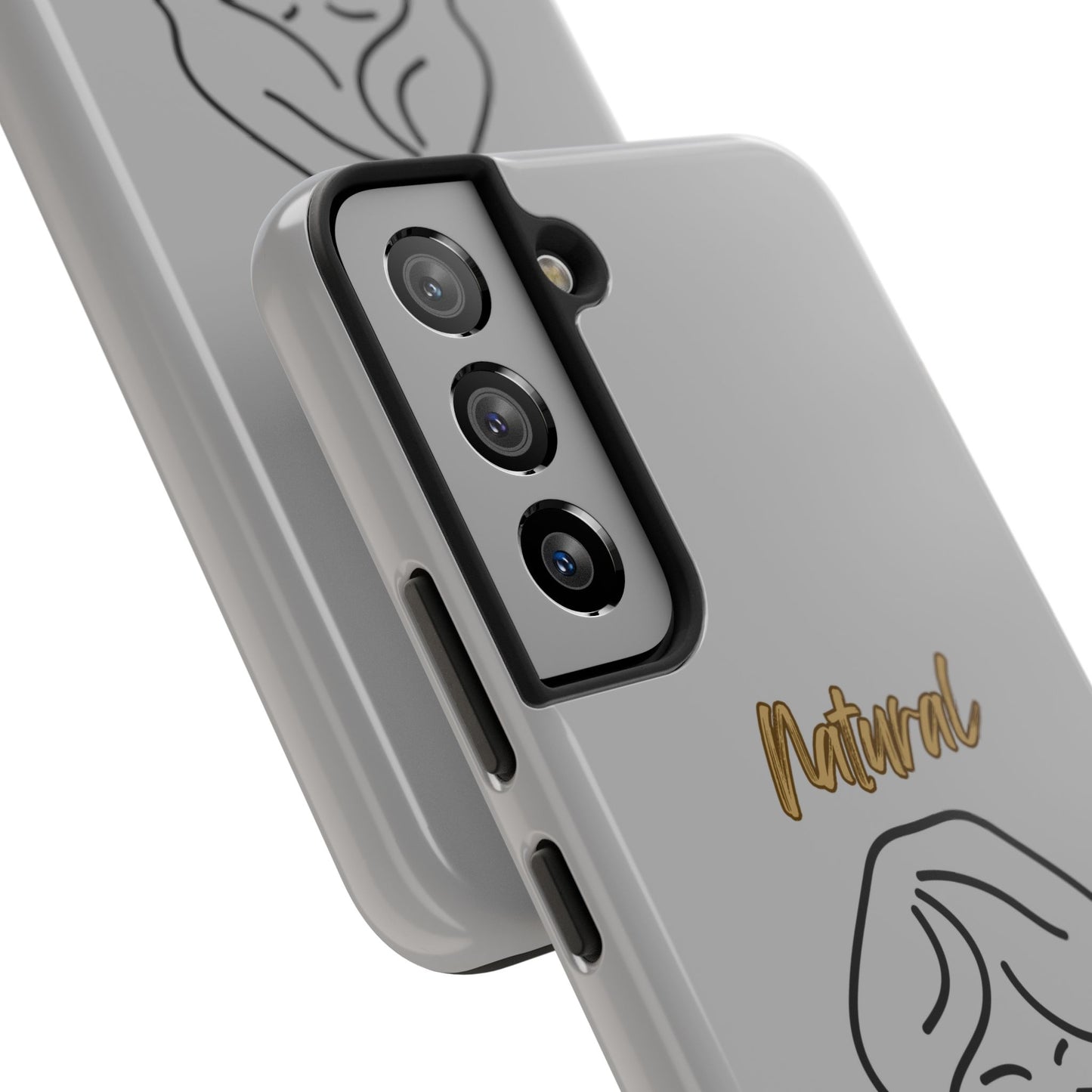 Natural Woman Modest (BL)Tough Phone Cases LIGHT GREY