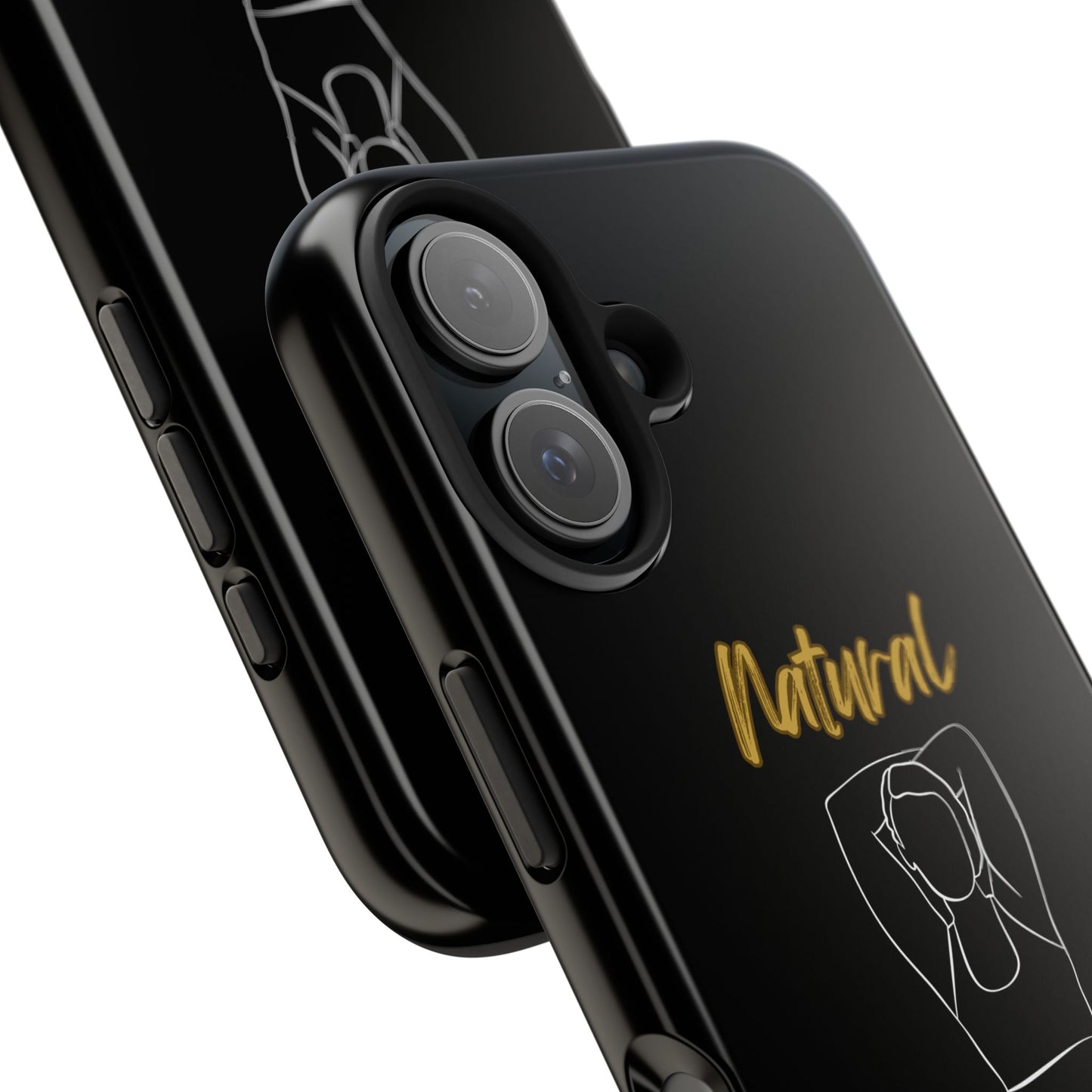 Natural Woman I Love Me (WL)Tough Phone Cases BLACK